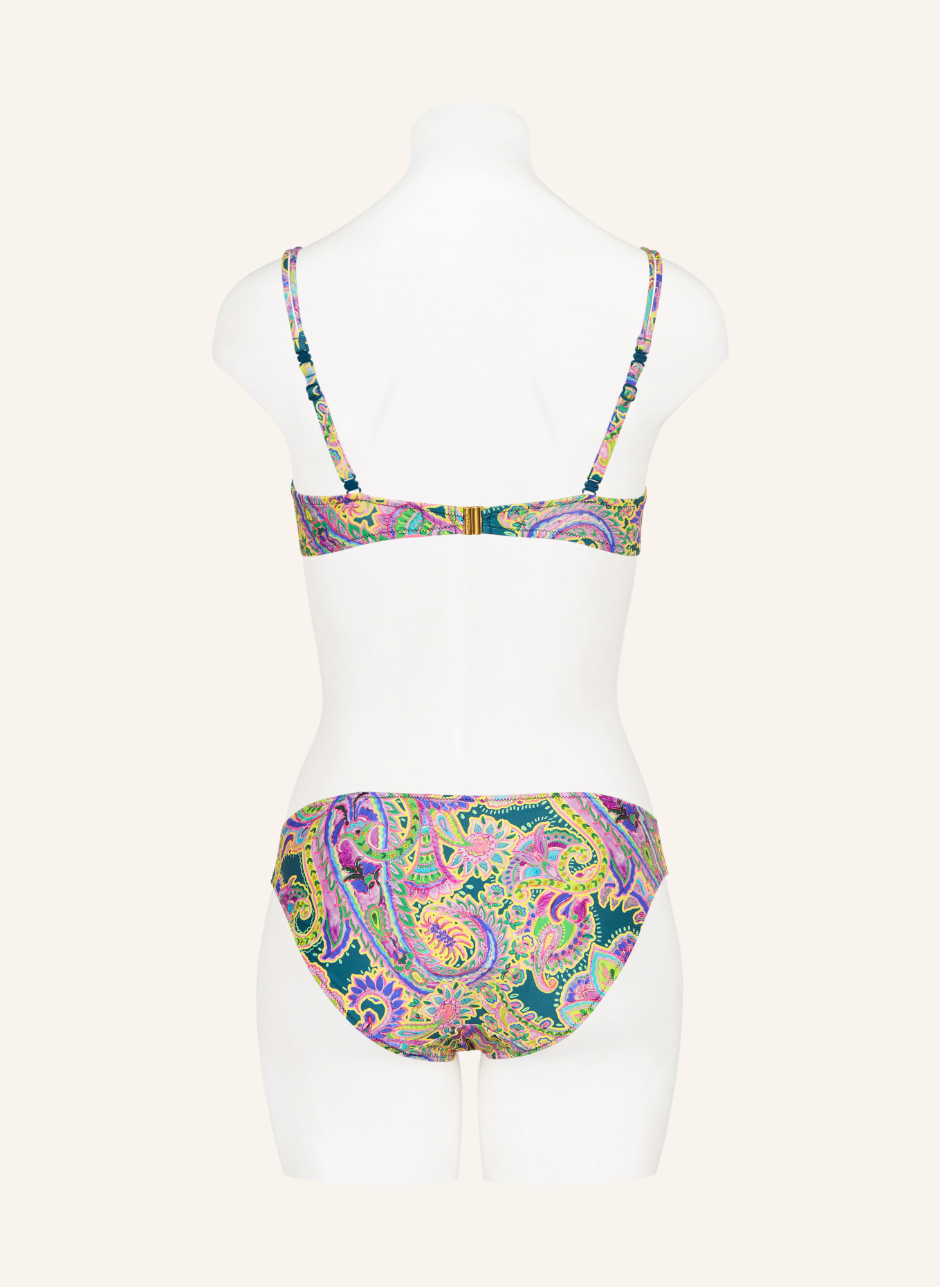 MARIE JO Bügel-Bikini-Top JOLISE: GRÜN / LILA / GELB