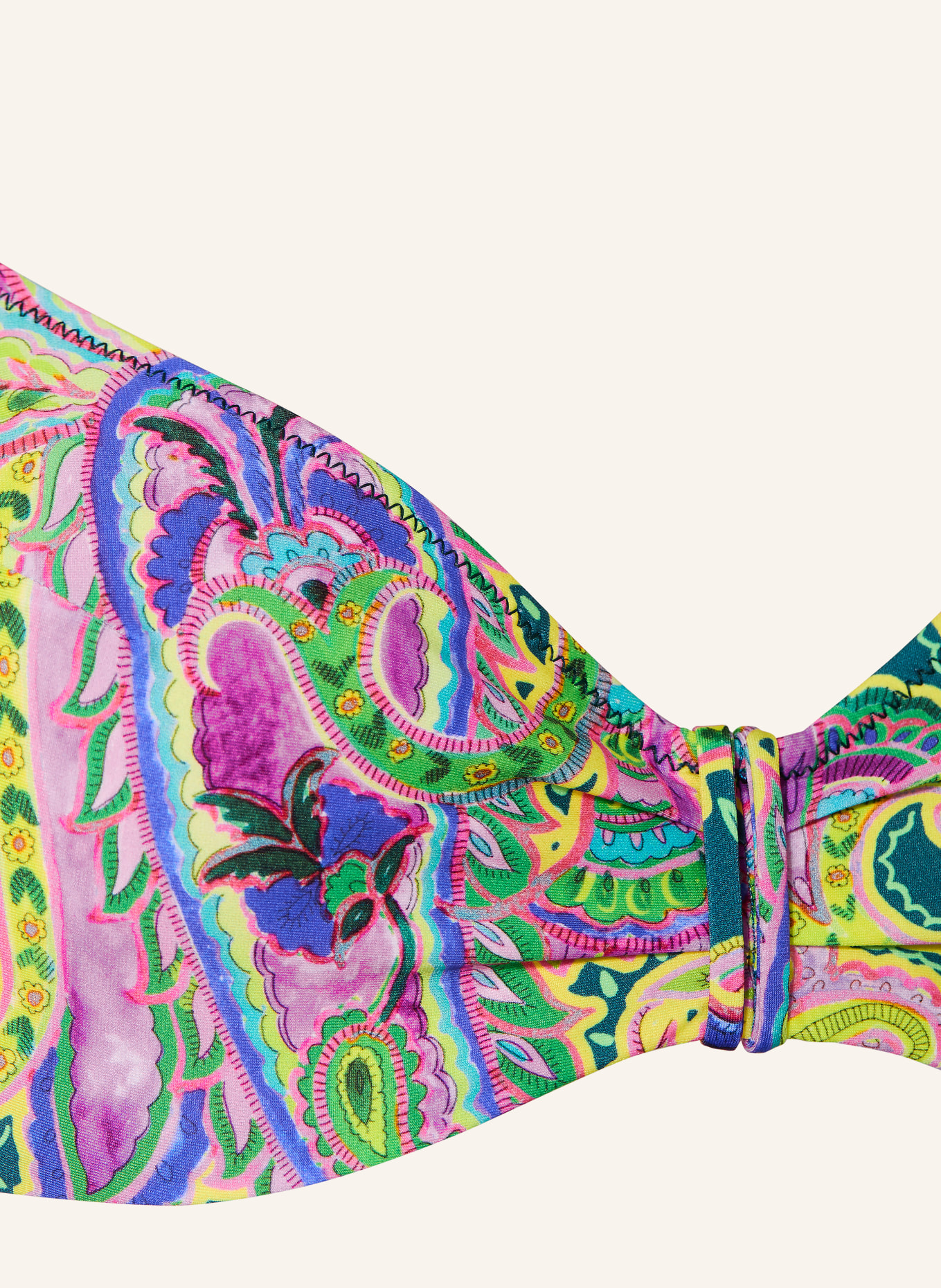 MARIE JO Bügel-Bikini-Top JOLISE: GRÜN / LILA / GELB