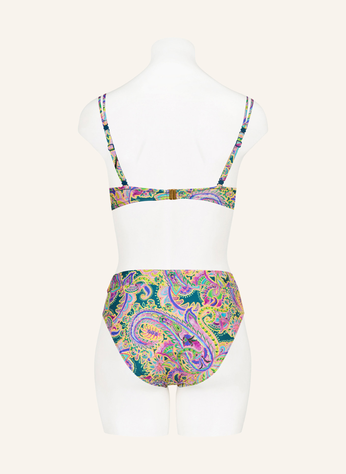 MARIE JO Bügel-Bikini-Top JOLISE: GRÜN / LILA / GELB