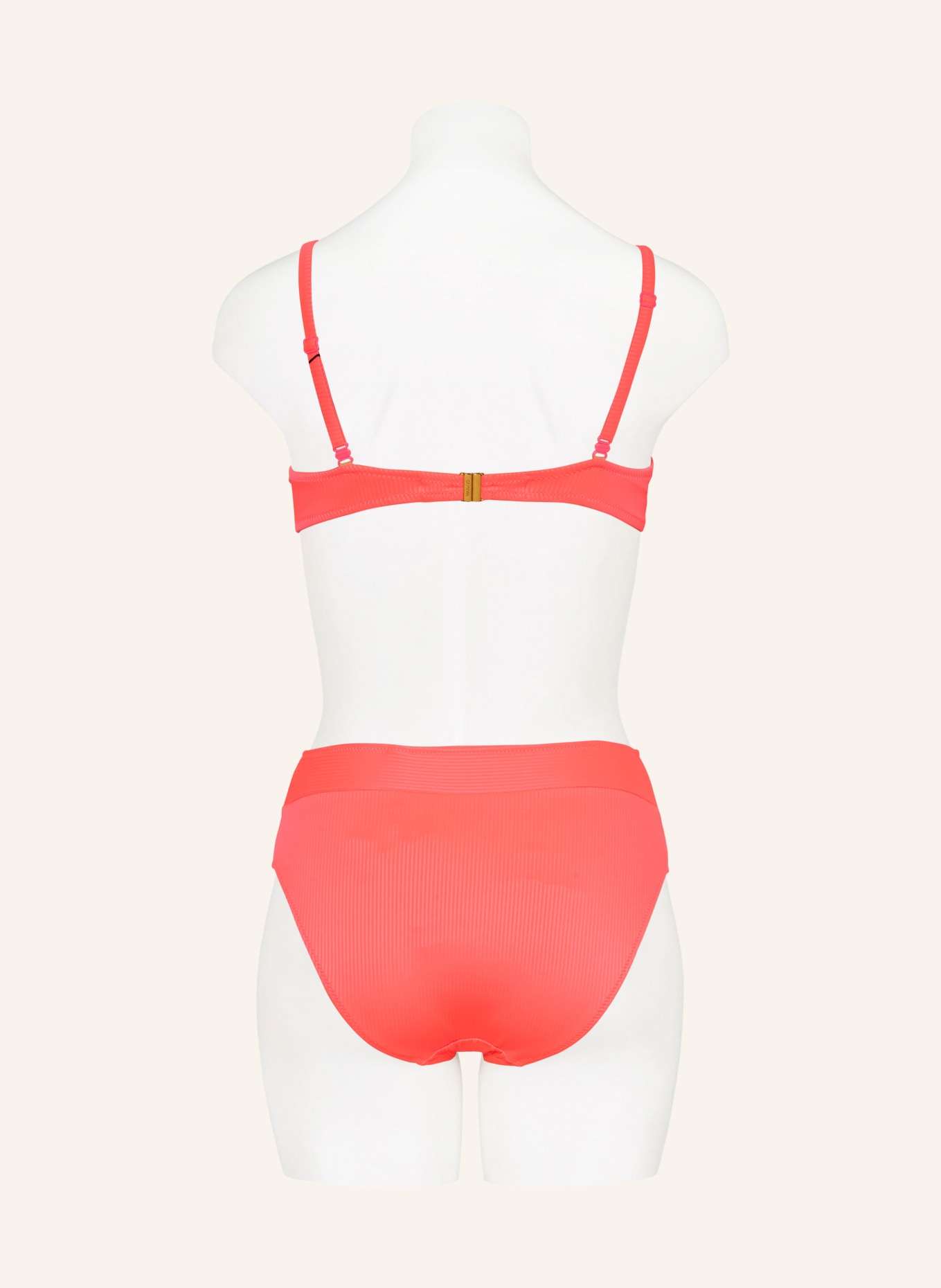 MARIE JO Bikiny s vysokým pasem CASSIE: NEONOVĚ RŮŽOVÁ