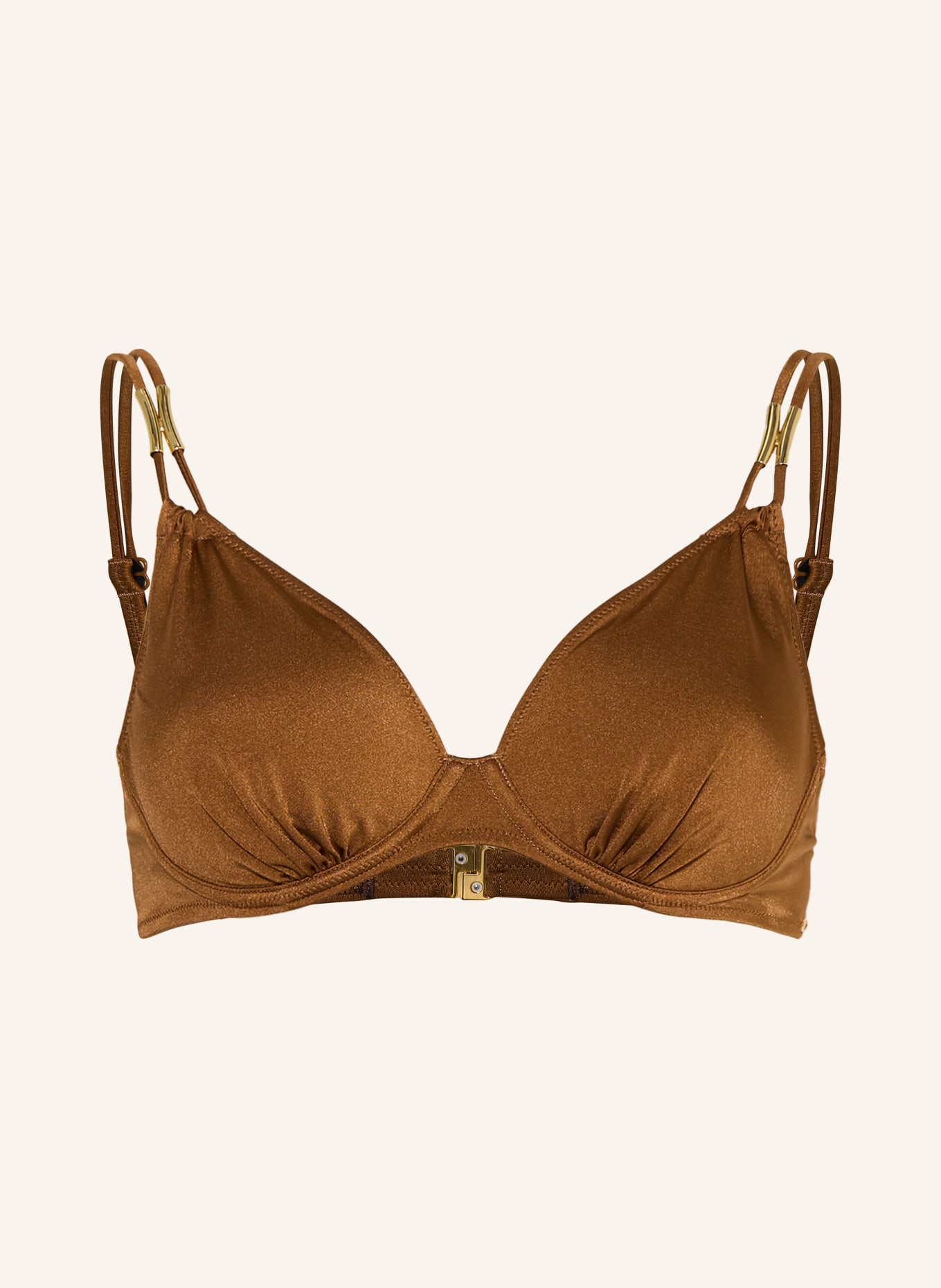 MARIE JO Bikini-top met beugels HELLO SUNSET: BRUIN