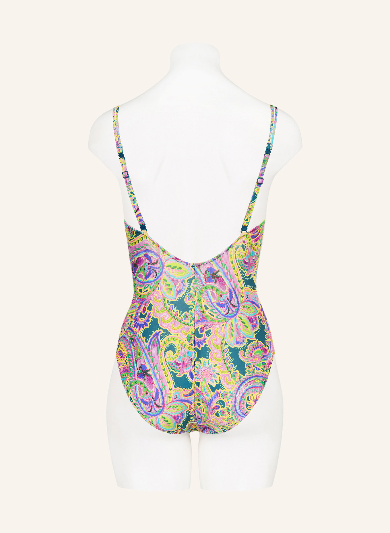 MARIE JO JOLISE swimsuit: GREEN / PURPLE / YELLOW