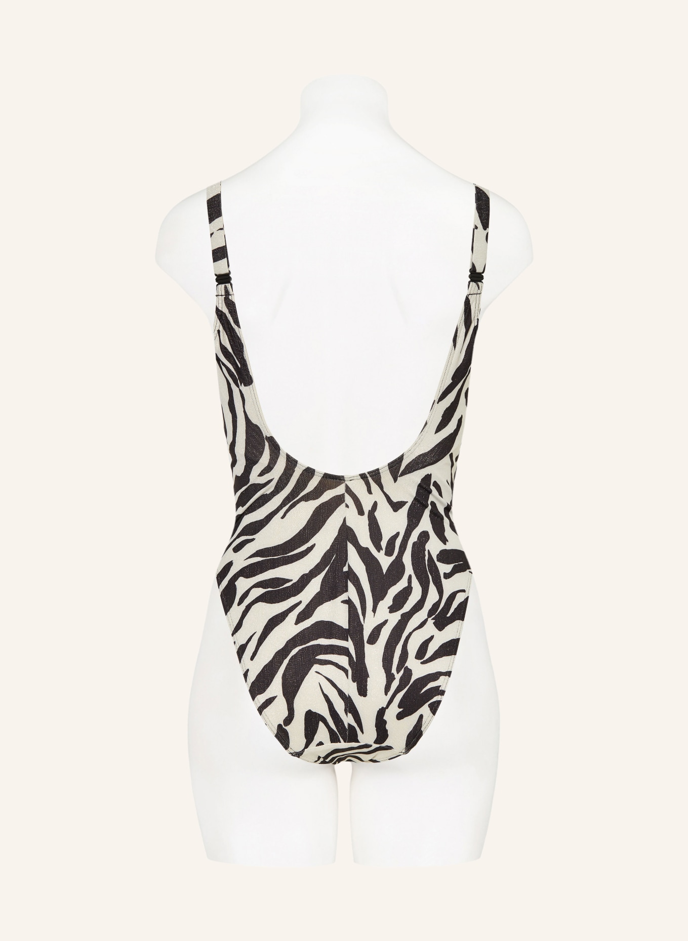 PrimaDonna DALICE swimsuit with glitter yarn: BLACK / SILVER