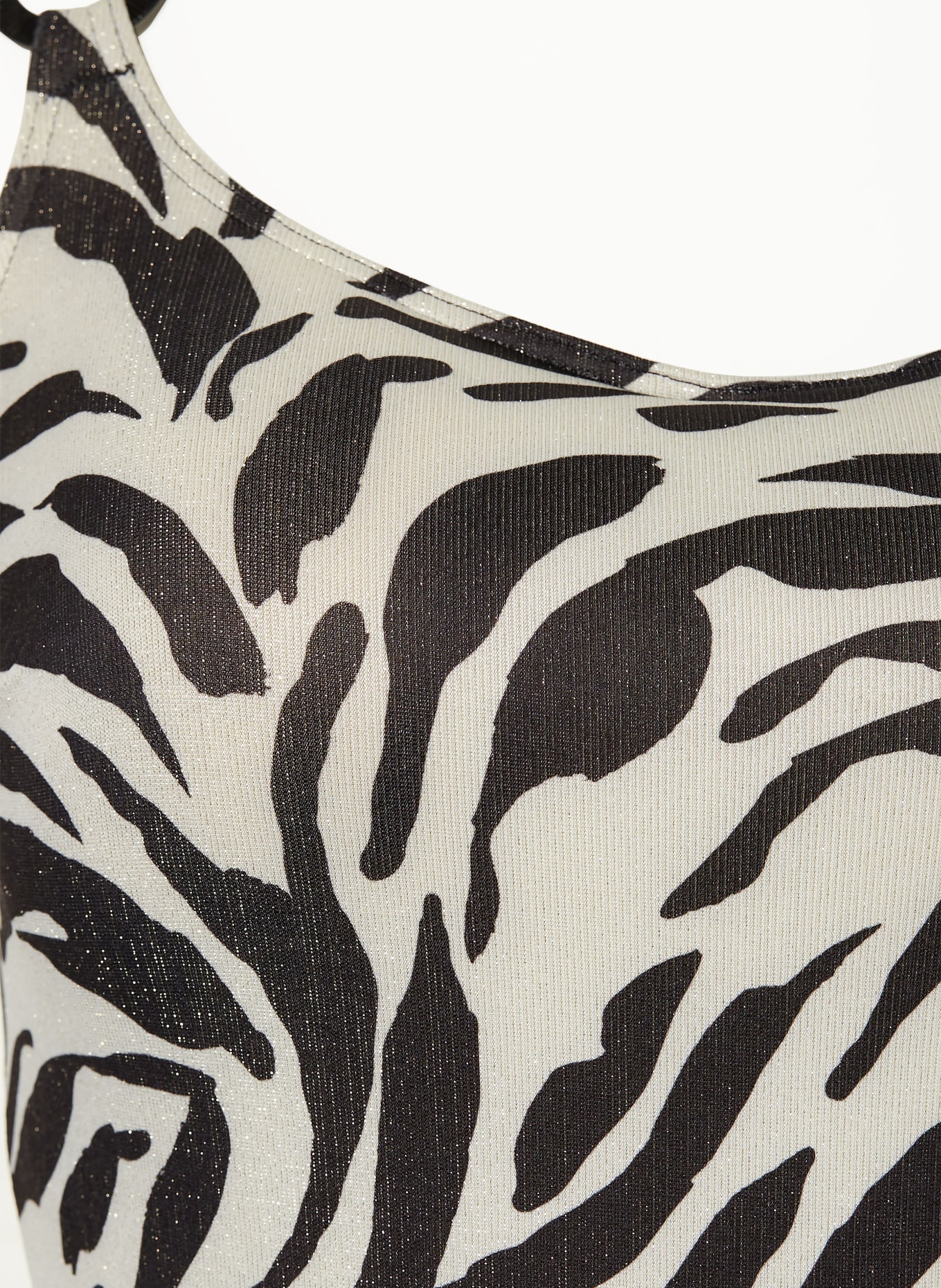 PrimaDonna DALICE swimsuit with glitter yarn: BLACK / SILVER