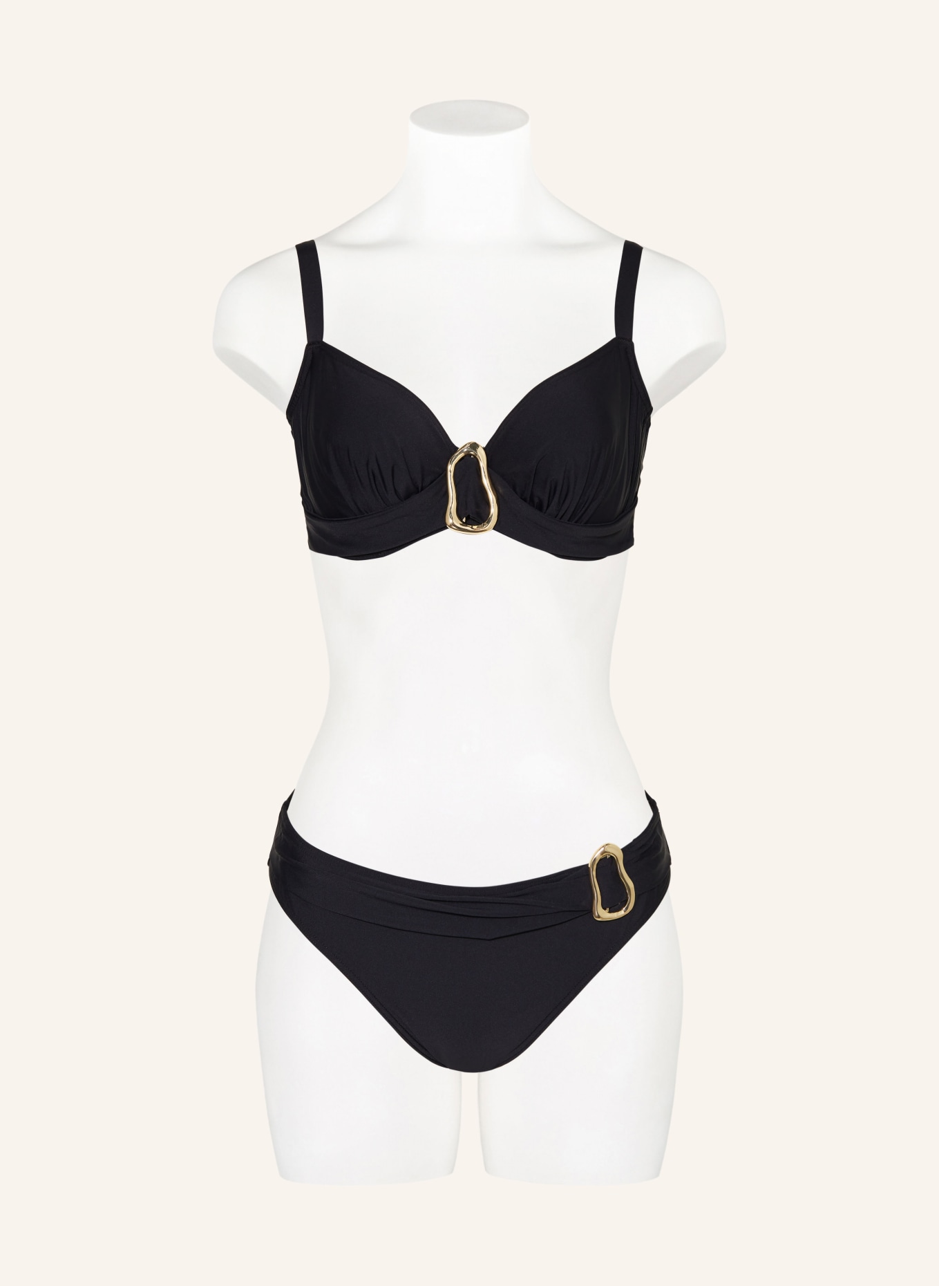 PrimaDonna Bikiny s kosticemi UVITA: ČERNÁ