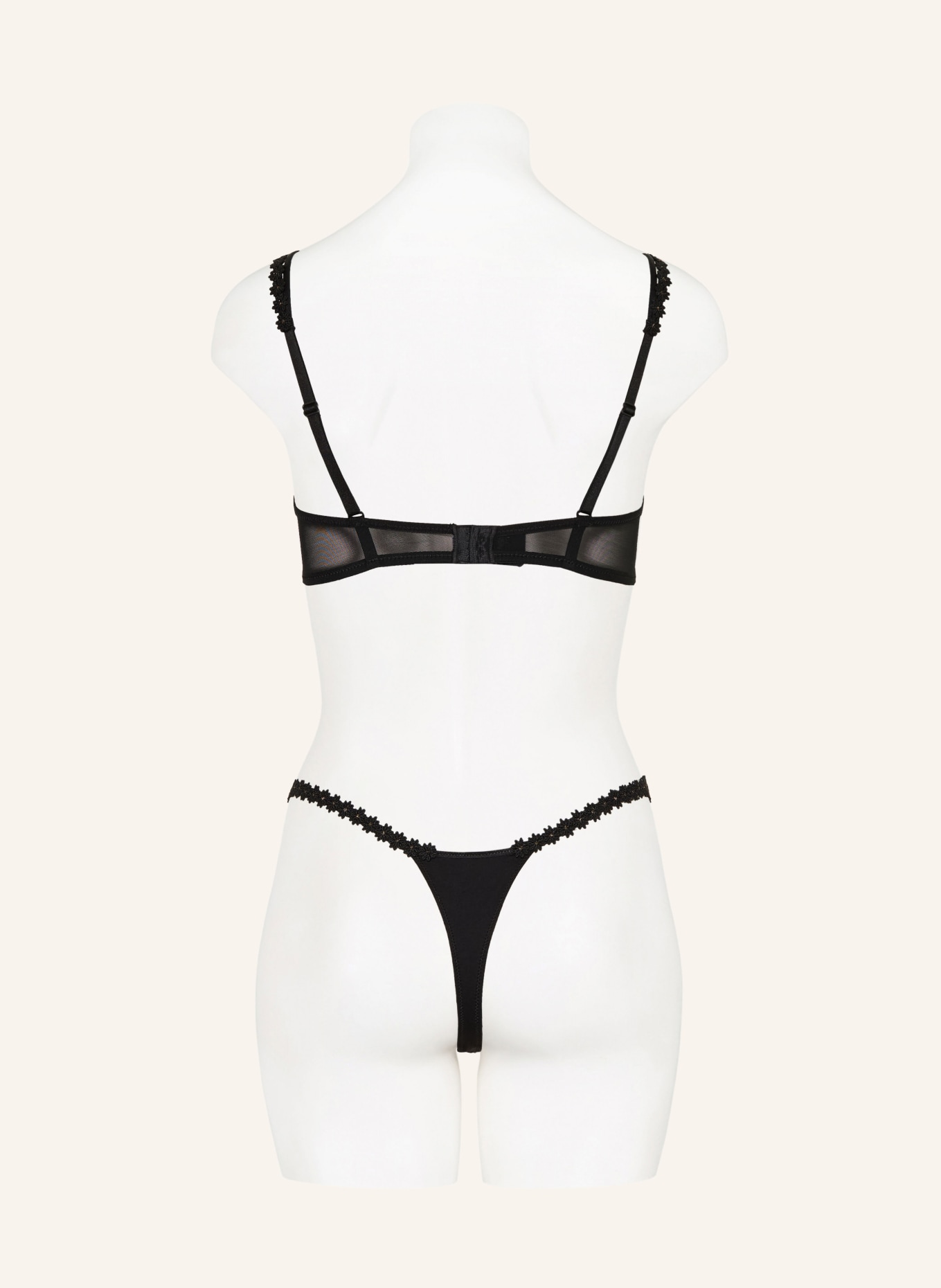 MARIE JO Schalen-BH DAISY: SCHWARZ / GOLD