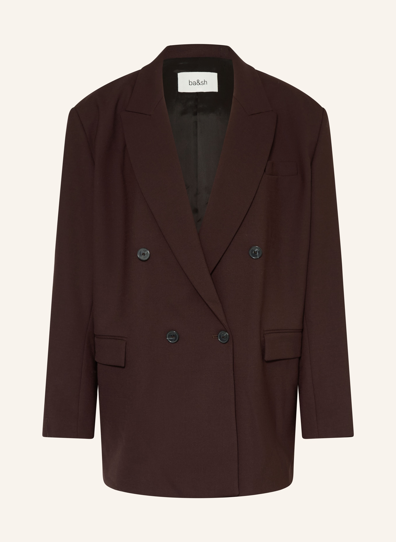 ba&sh Oversized-Blazer KIMBER: DUNKELBRAUN