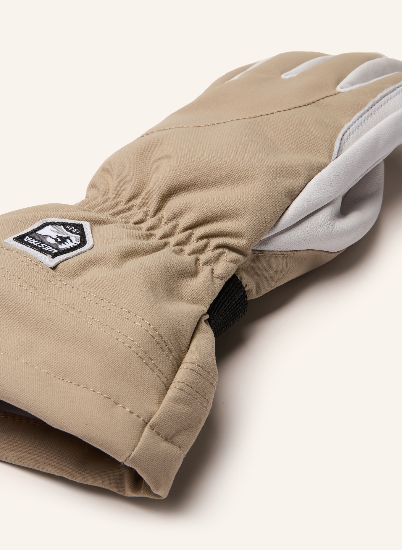 HESTRA Skiing gloves HELI: TAUPE / CREAM
