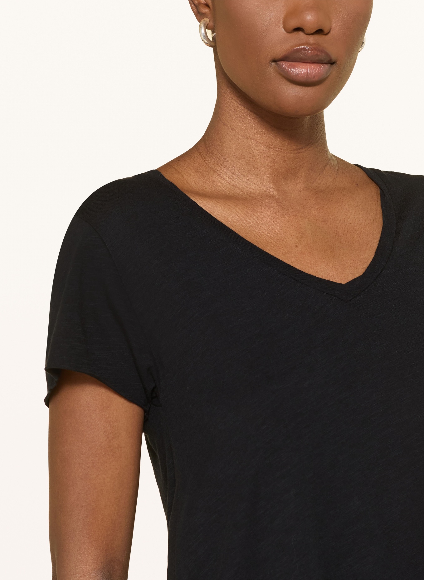 American Vintage Tričko JACKSONVILLE: ČERNÁ