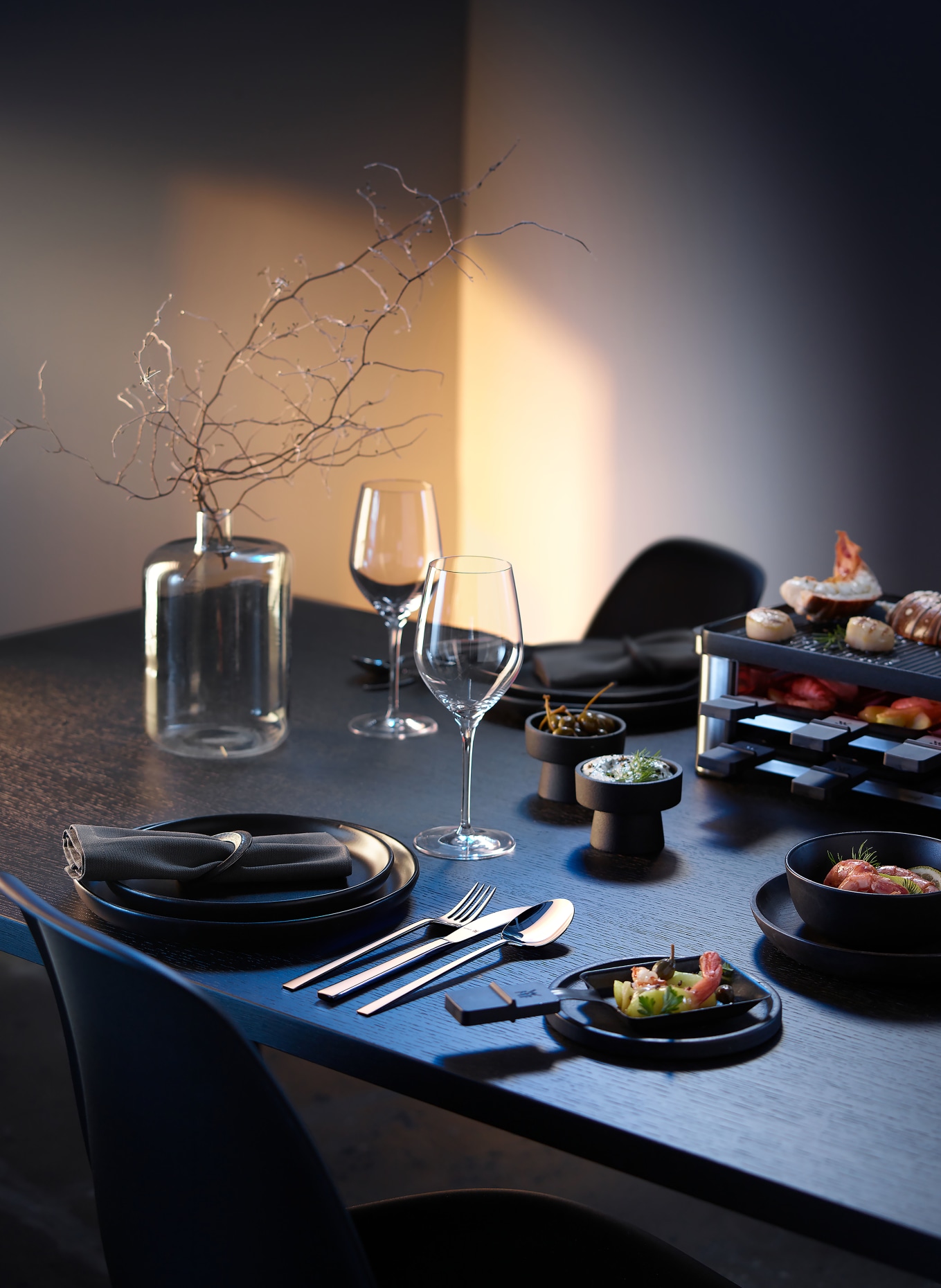 WMF 66-tlg. Besteck-Set SONIC: SILBER