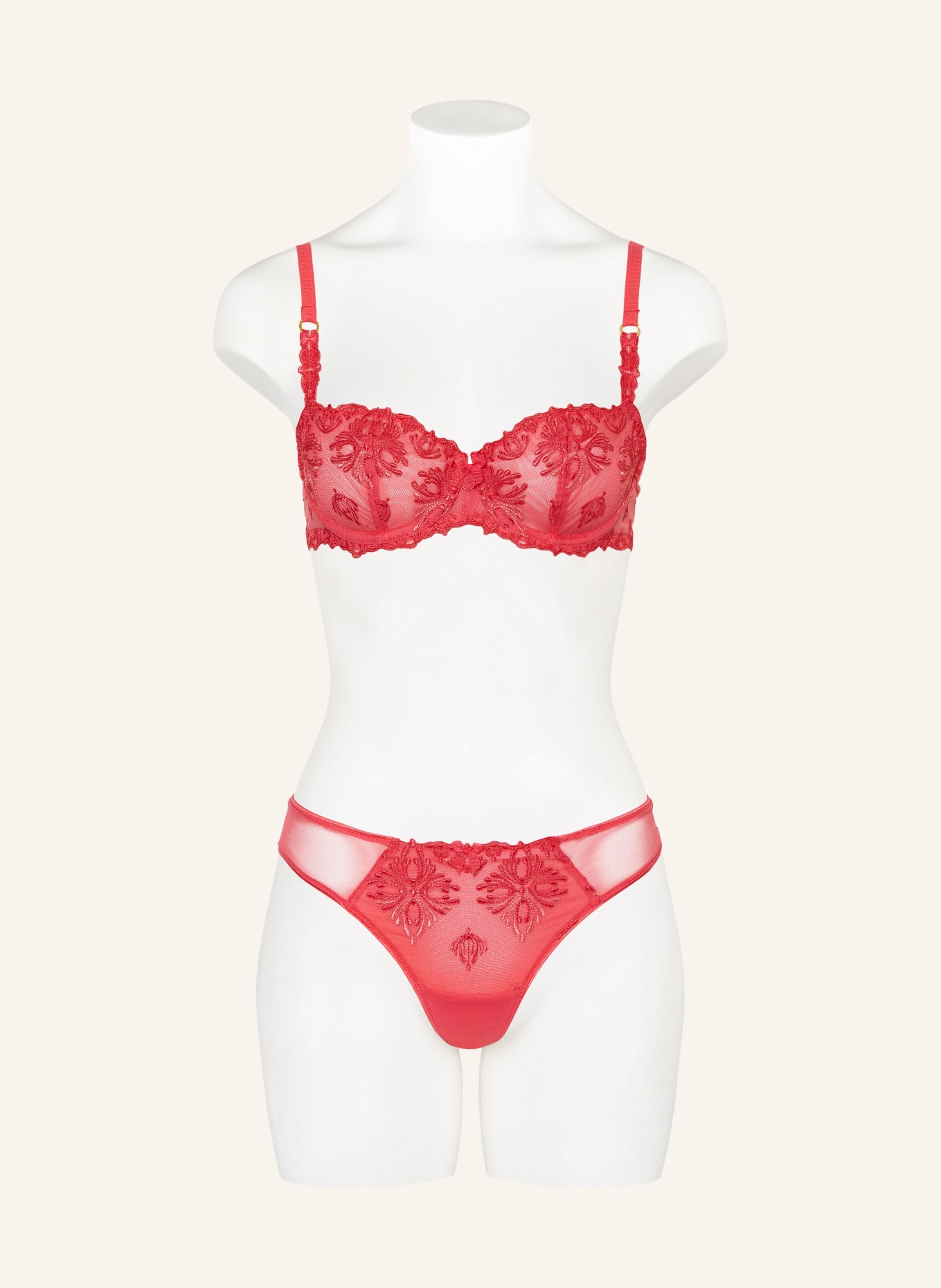 CHANTELLE Thong CHAMPS-ELYSÉES: LIGHT RED