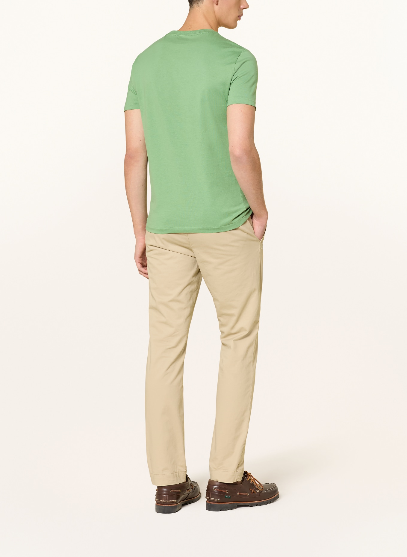 POLO RALPH LAUREN Tričko: SVĚTLE ZELENÁ