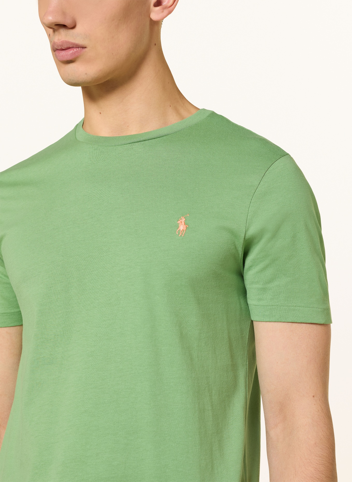 POLO RALPH LAUREN Tričko: SVĚTLE ZELENÁ