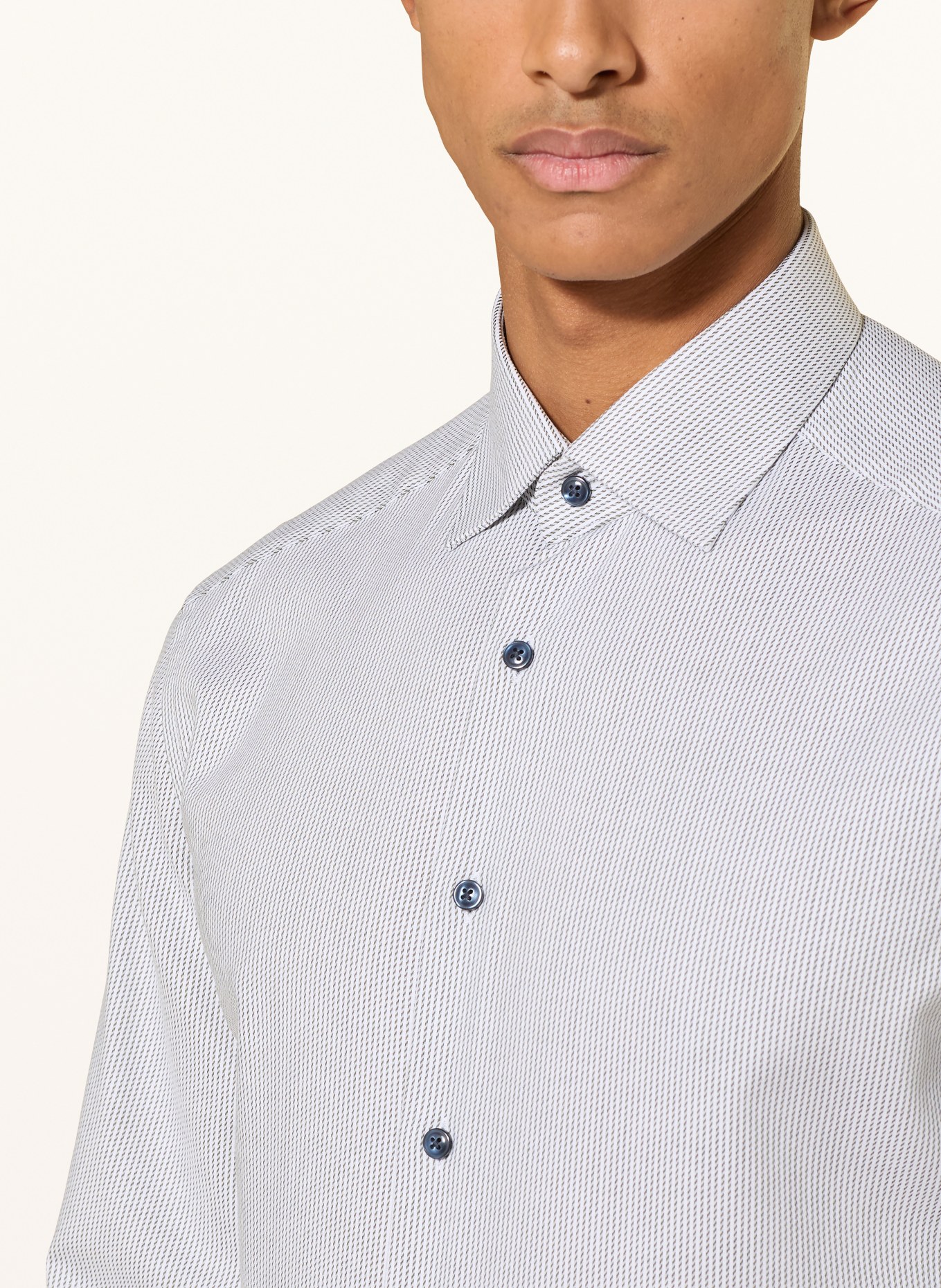 OLYMP Hemd Luxor modern fit: HELLGRAU