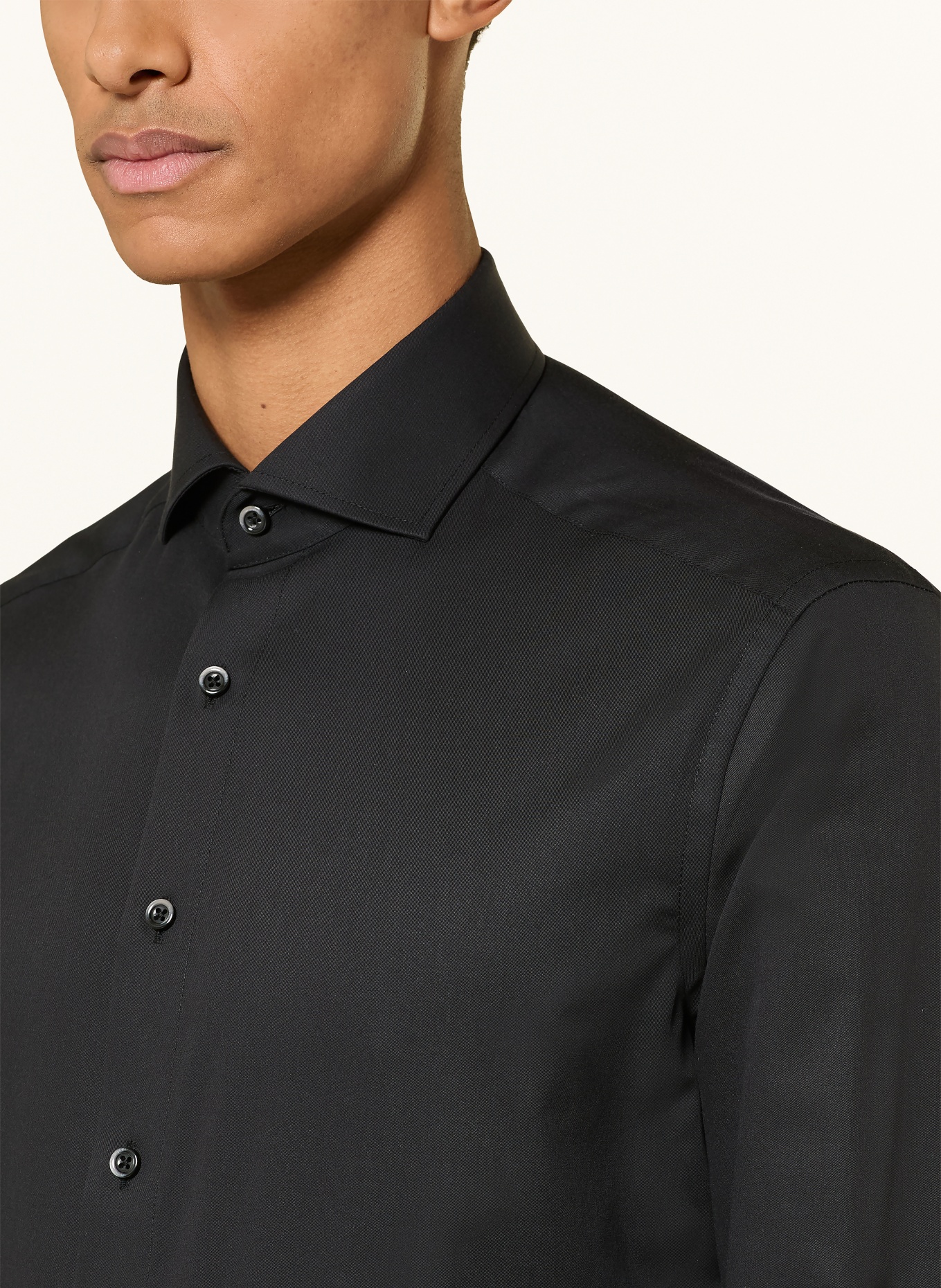 OLYMP Hemd Luxor modern fit: SCHWARZ