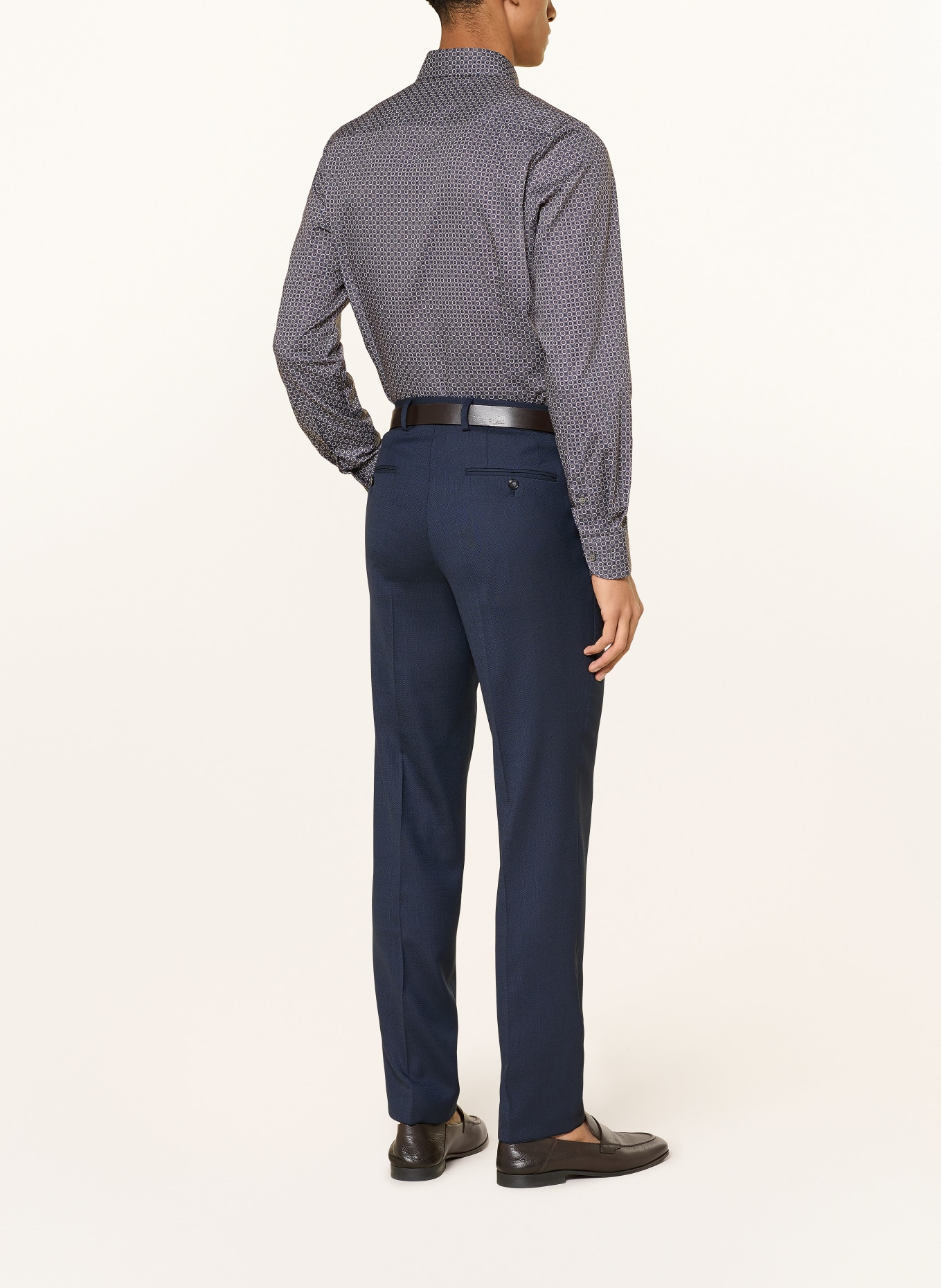 OLYMP Hemd Level Five body fit: BLAUGRAU / BEIGE / WEISS