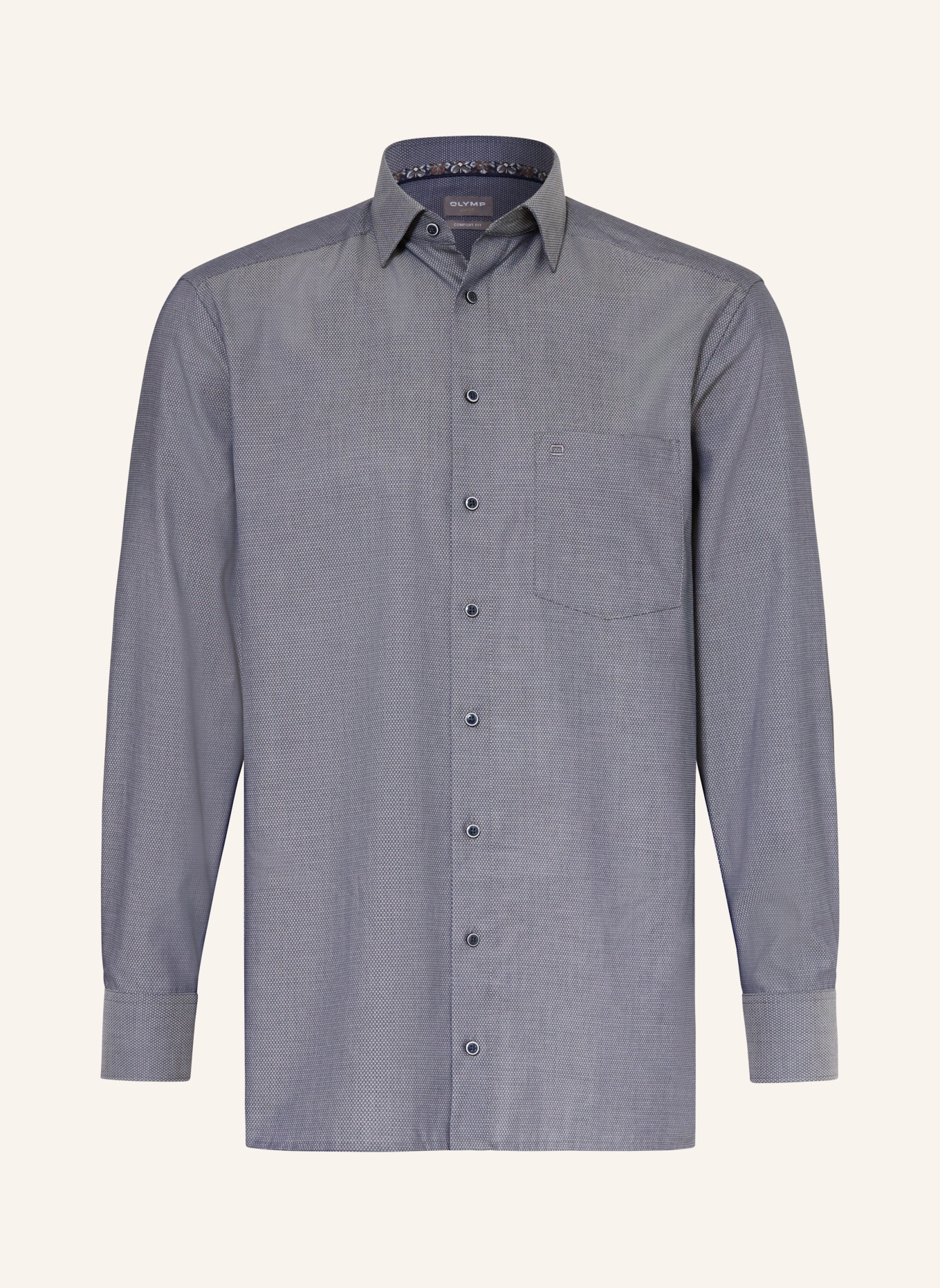 OLYMP Hemd Luxor comfort fit: DUNKELBLAU