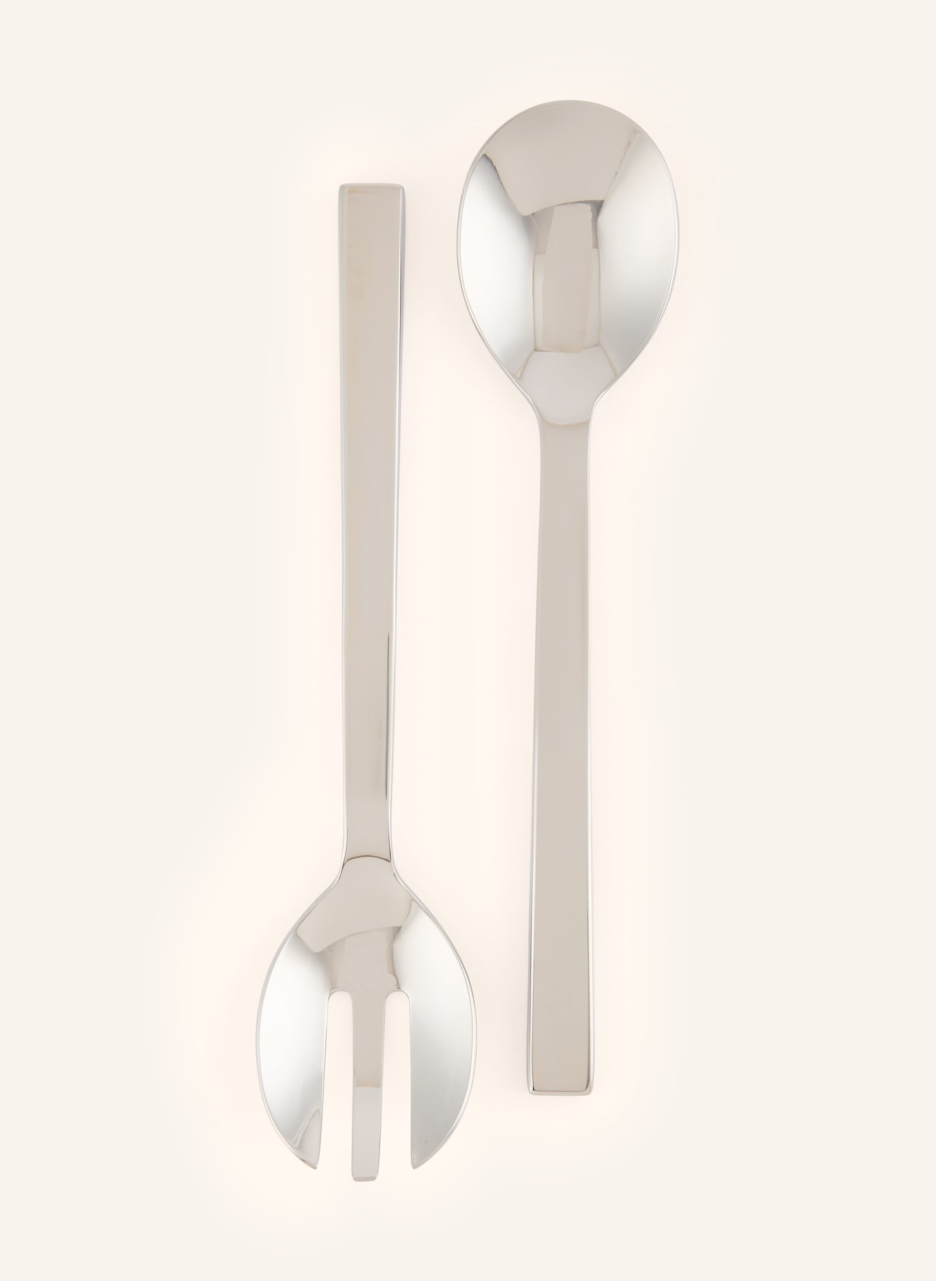 ALESSI 2-tlg. Salatbesteck SANTIAGO: SILBER