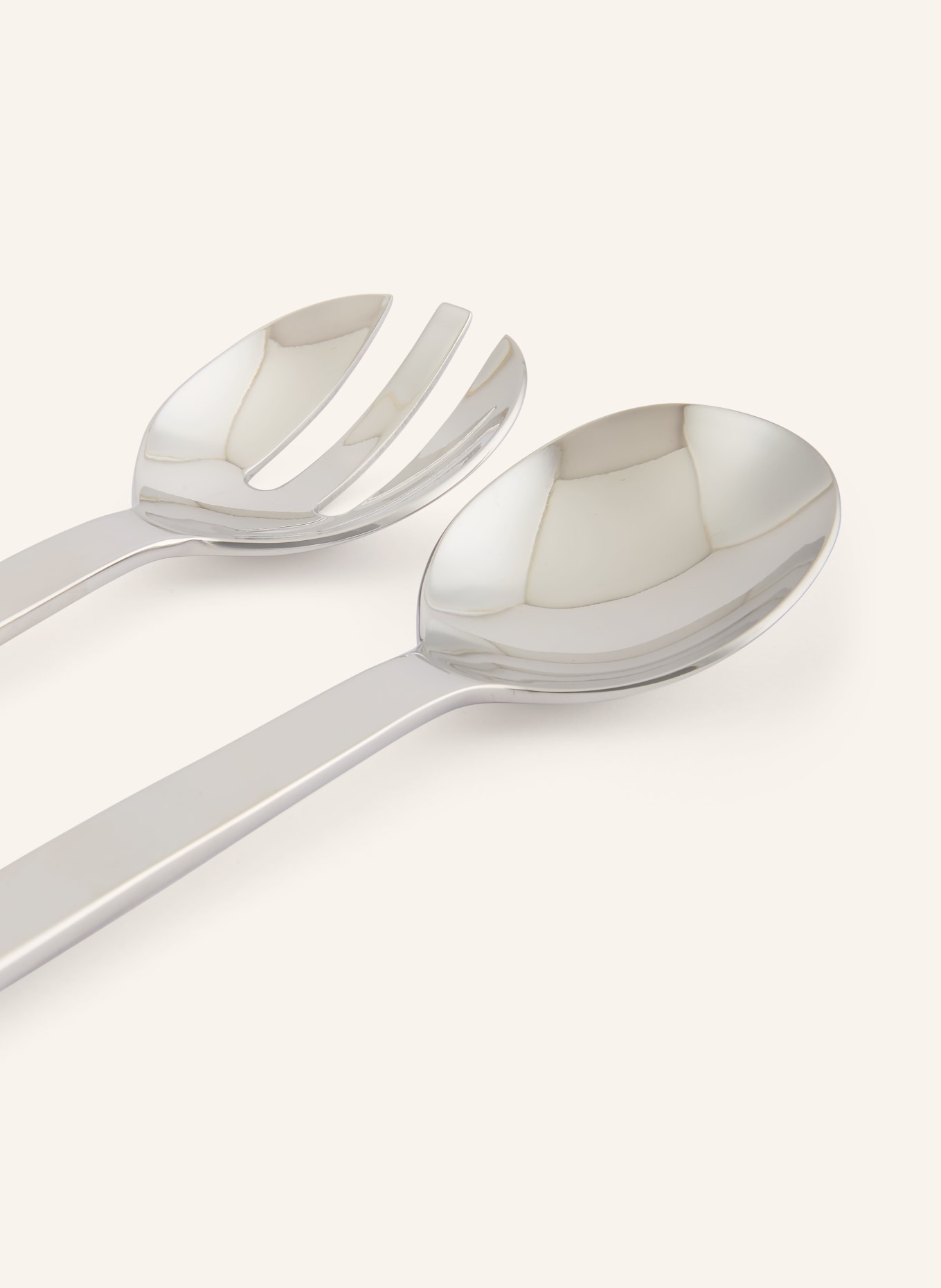 ALESSI 2-tlg. Salatbesteck SANTIAGO: SILBER