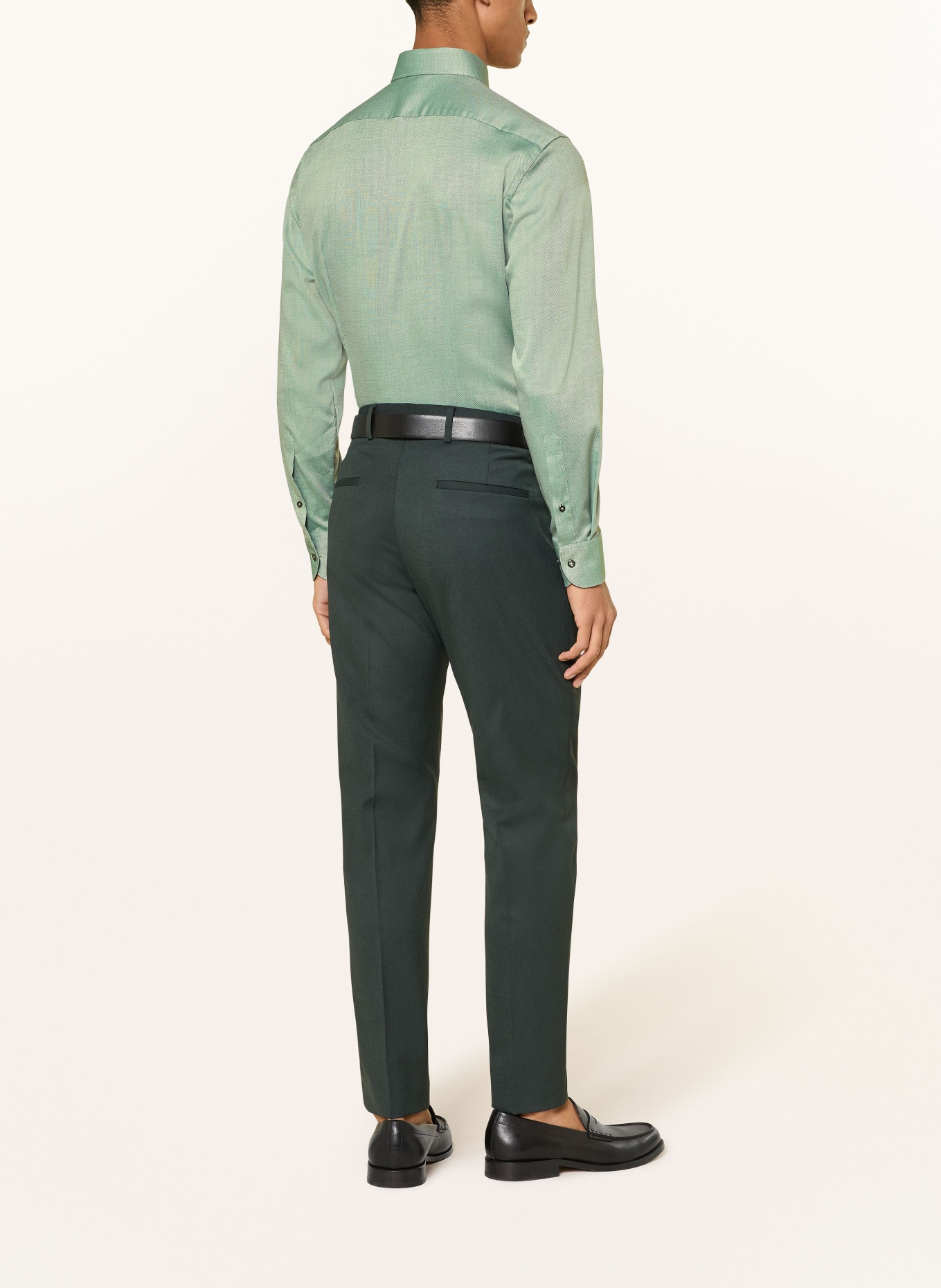 OLYMP Košile Luxor modern fit: SVĚTLE ZELENÁ