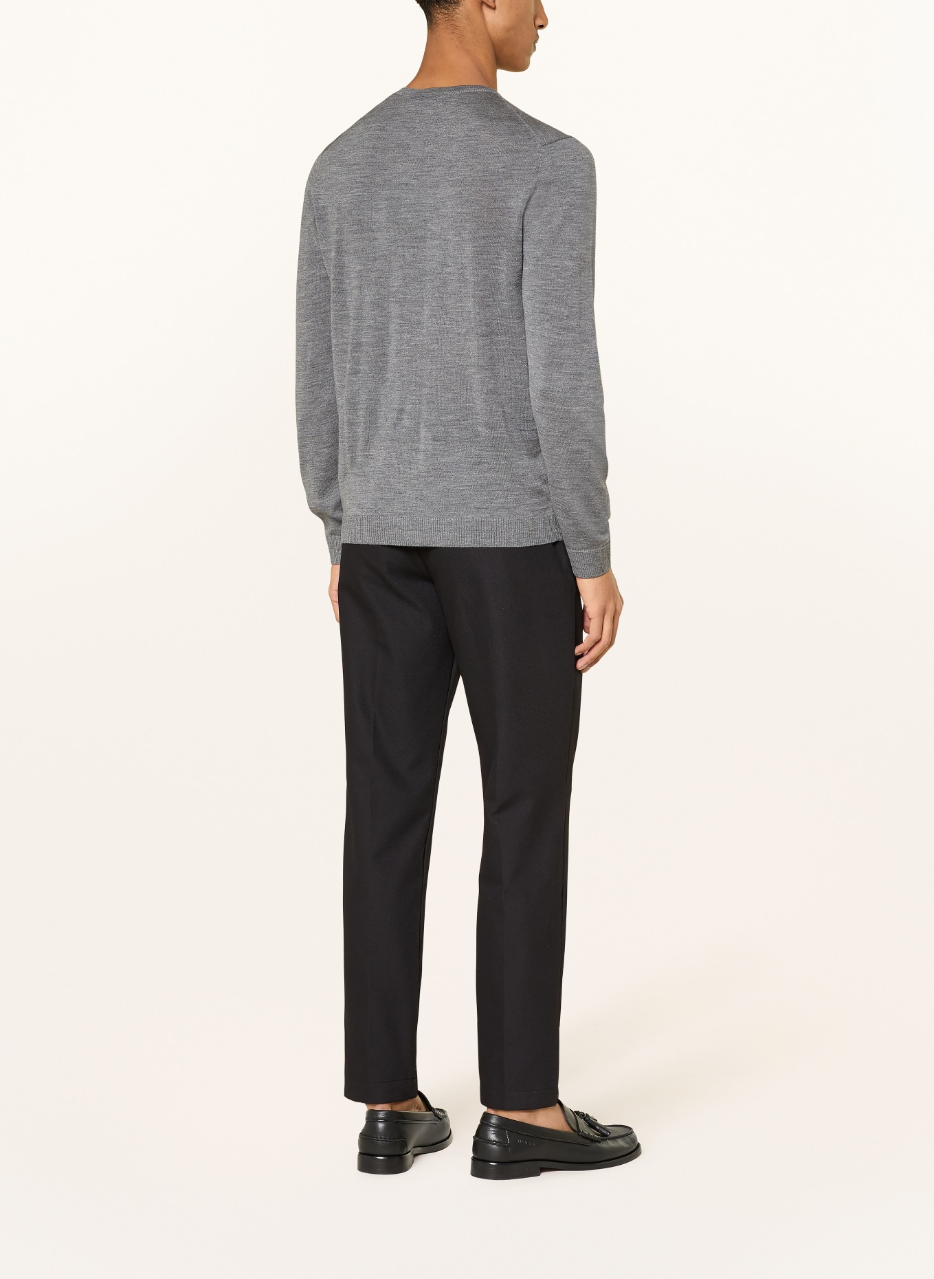 MAERZ MUENCHEN Sweter z wełny merino: SZARY