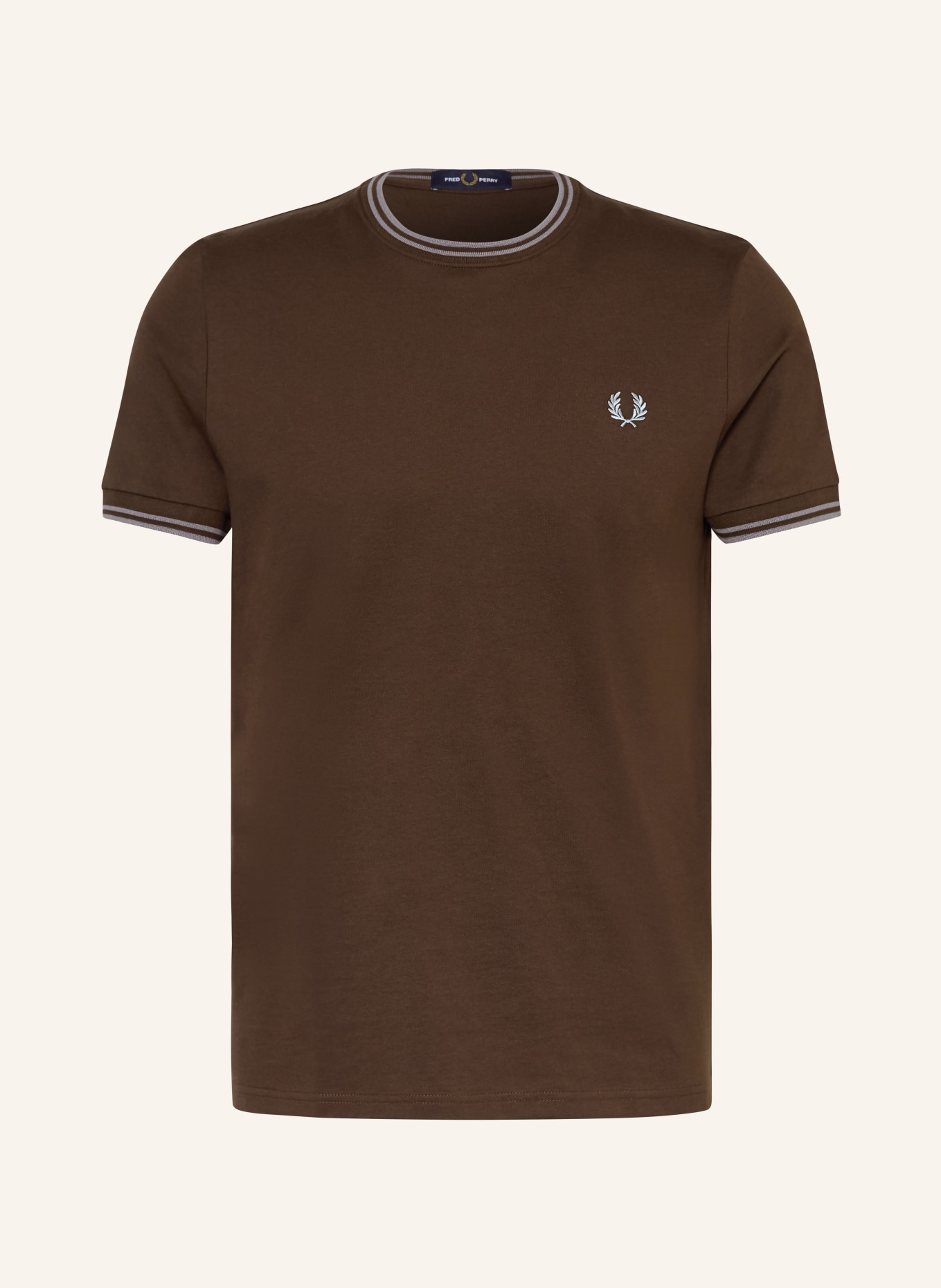 FRED PERRY T-shirt: DARK BROWN