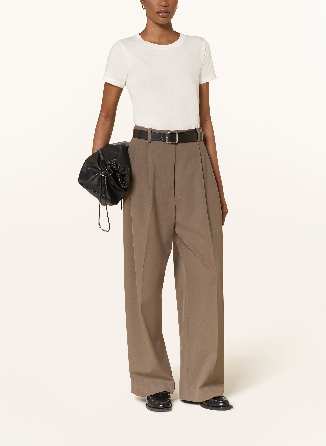 American Vintage T-shirt AJUSTÉ: BIAŁY