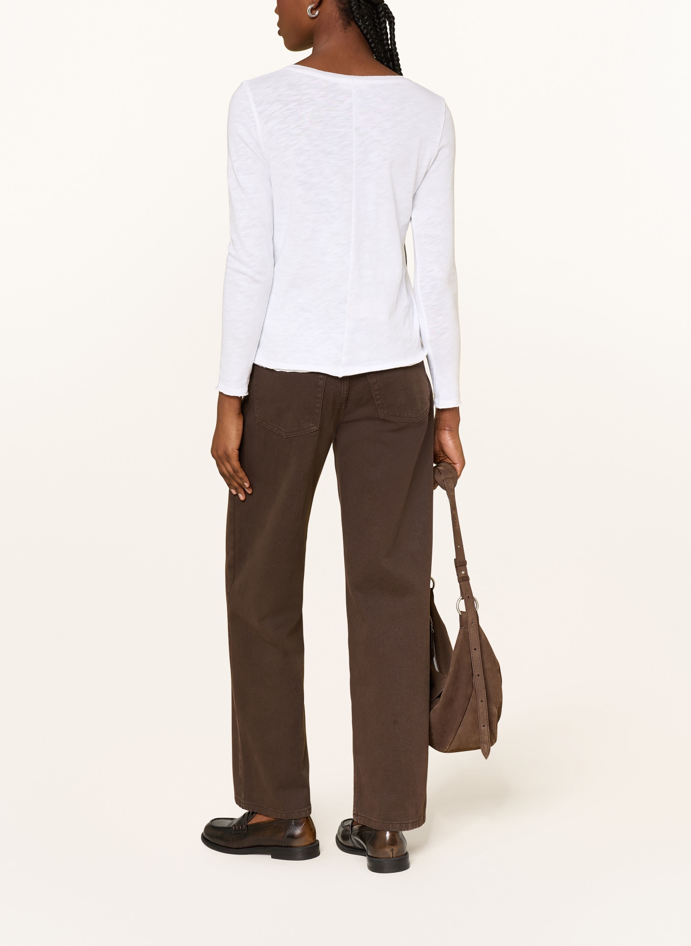 American Vintage Koszulka z długim rękawem SONOMA: BIAŁY