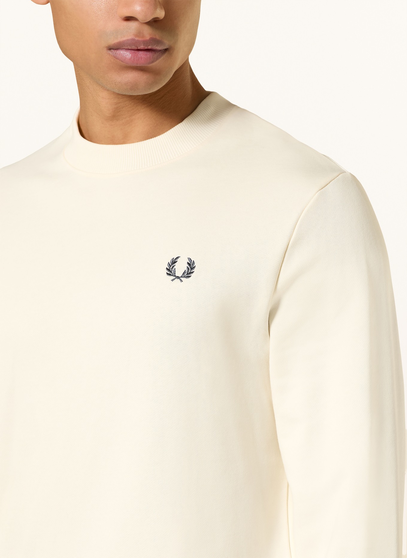 FRED PERRY Sweatshirt: CREME