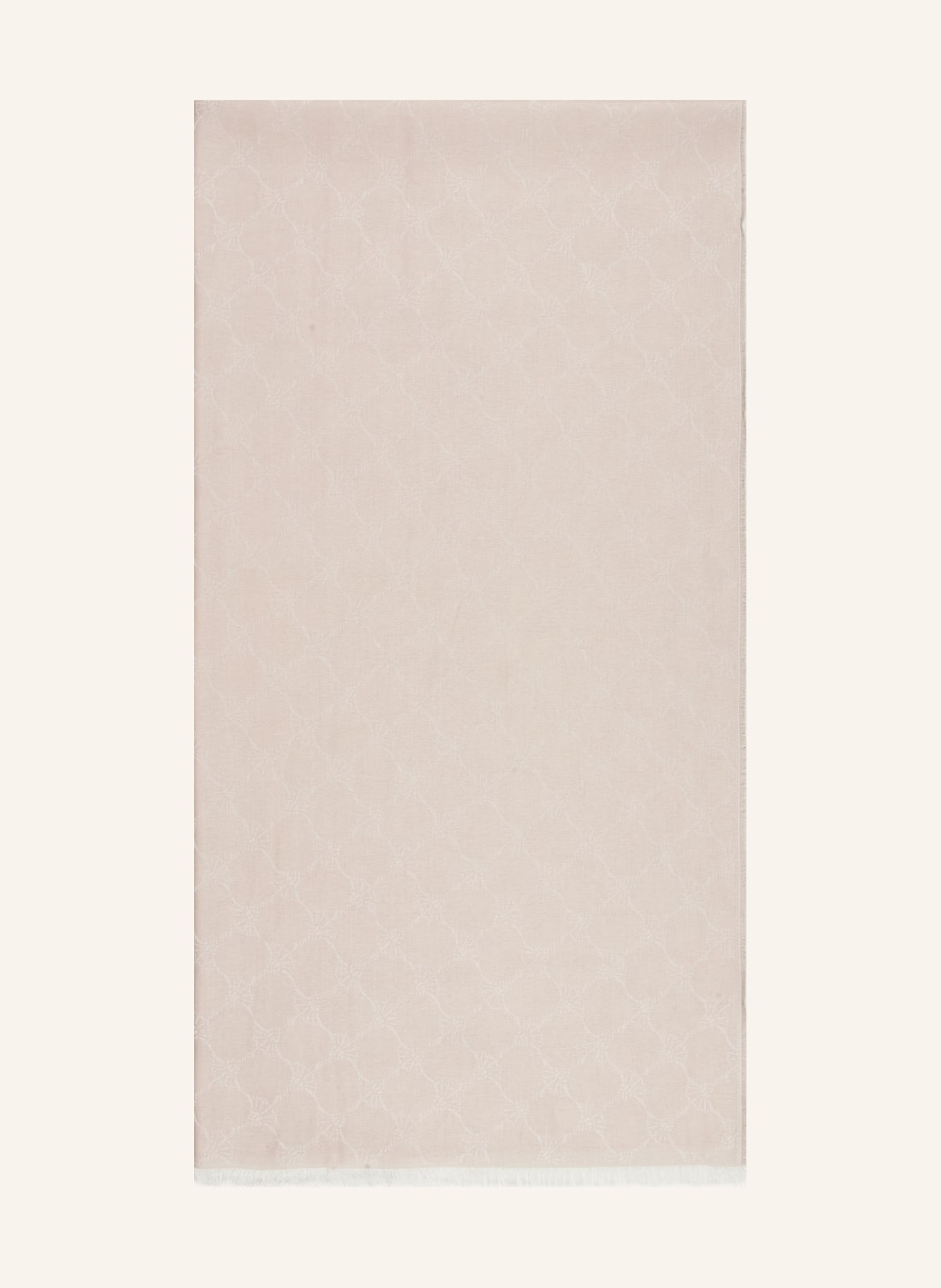 JOOP! FERDIS scarf: BEIGE / WHITE