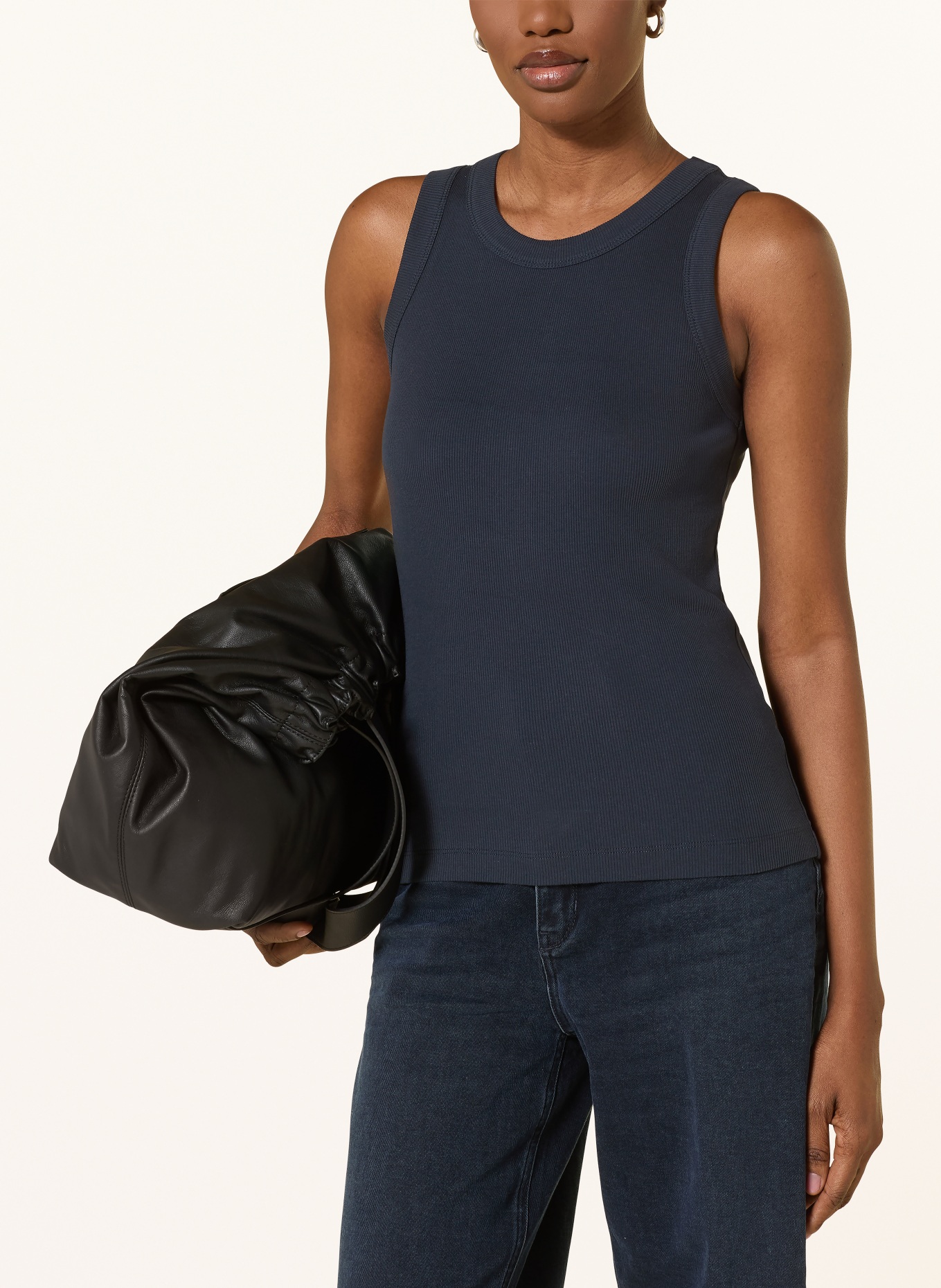 DRYKORN Top OLINA: GRANATOWY