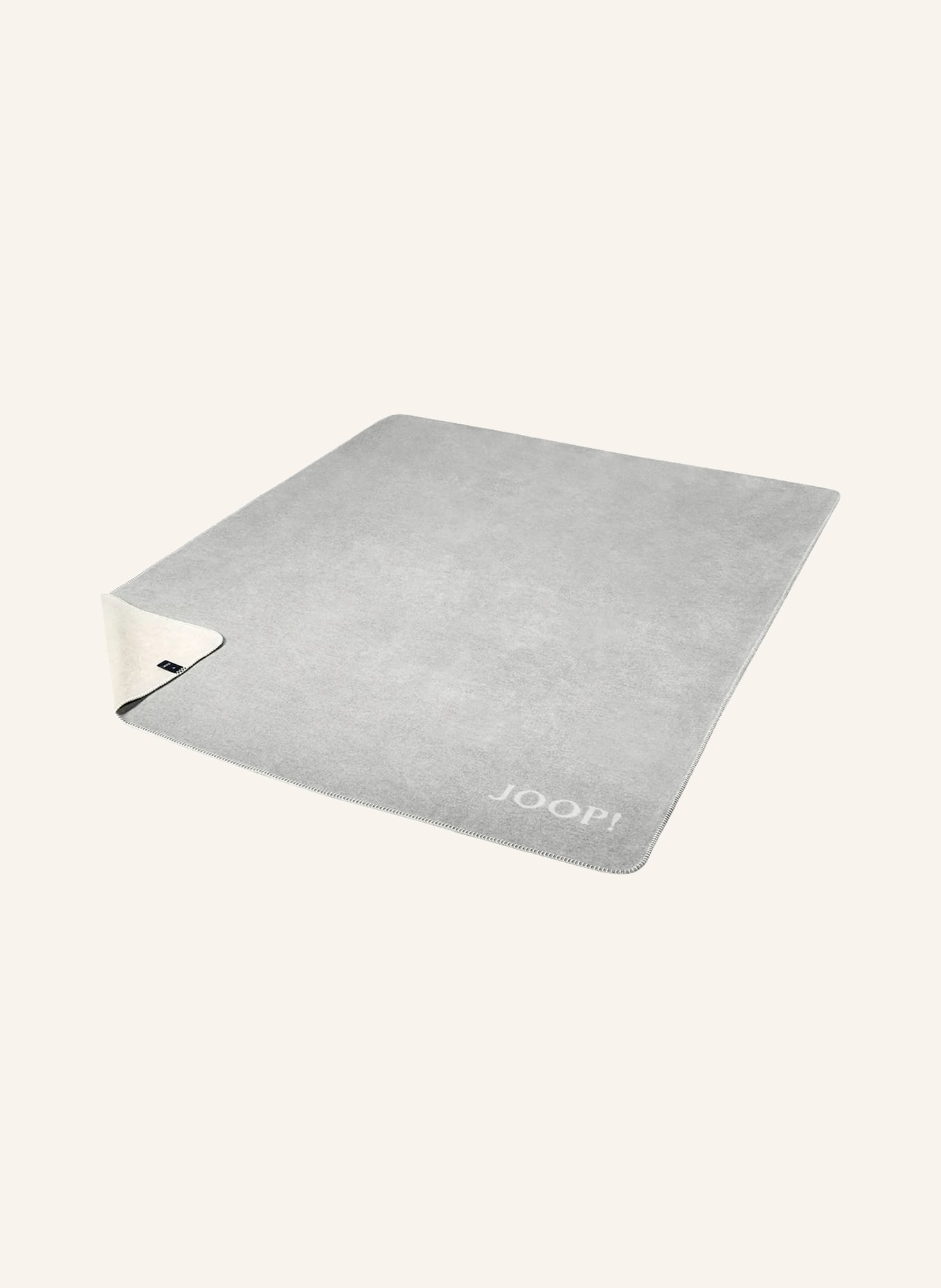 JOOP! Throw JOOP! MELANGE: LIGHT GRAY / WHITE