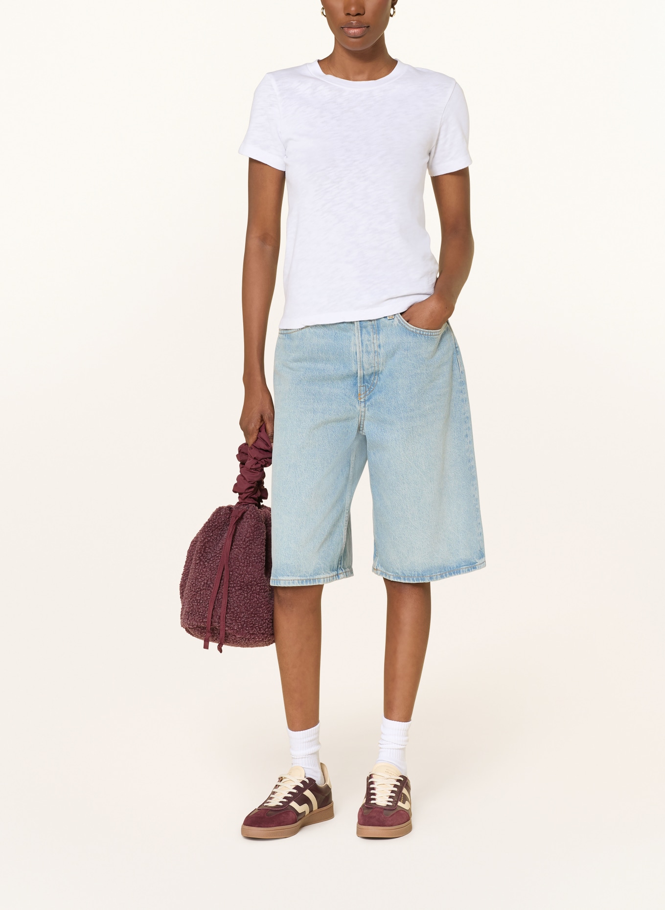 American Vintage Tričko SONOMA: BÍLÁ