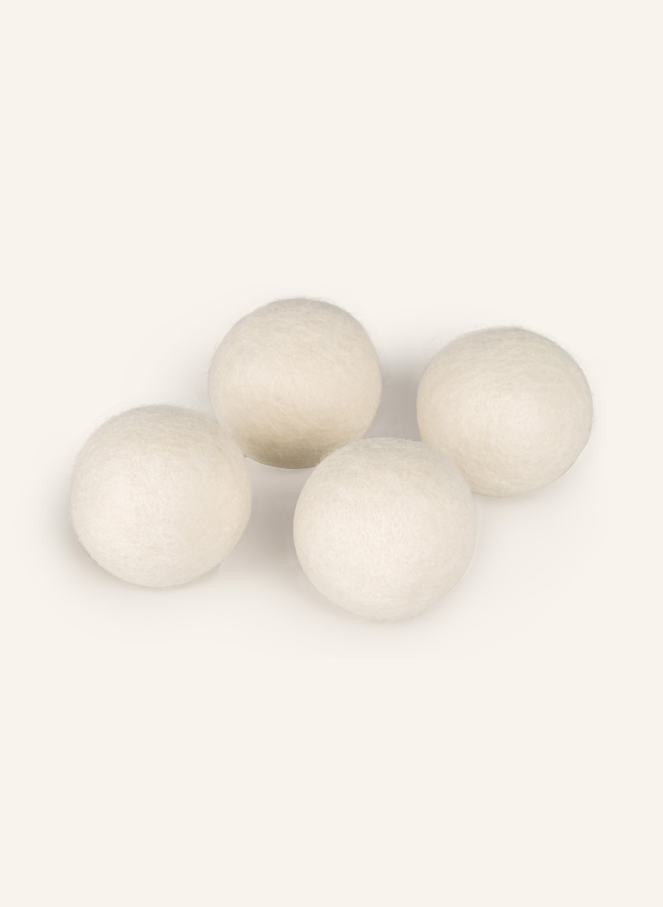 STEAMERY 4er-Set Trocknerbälle: CREME