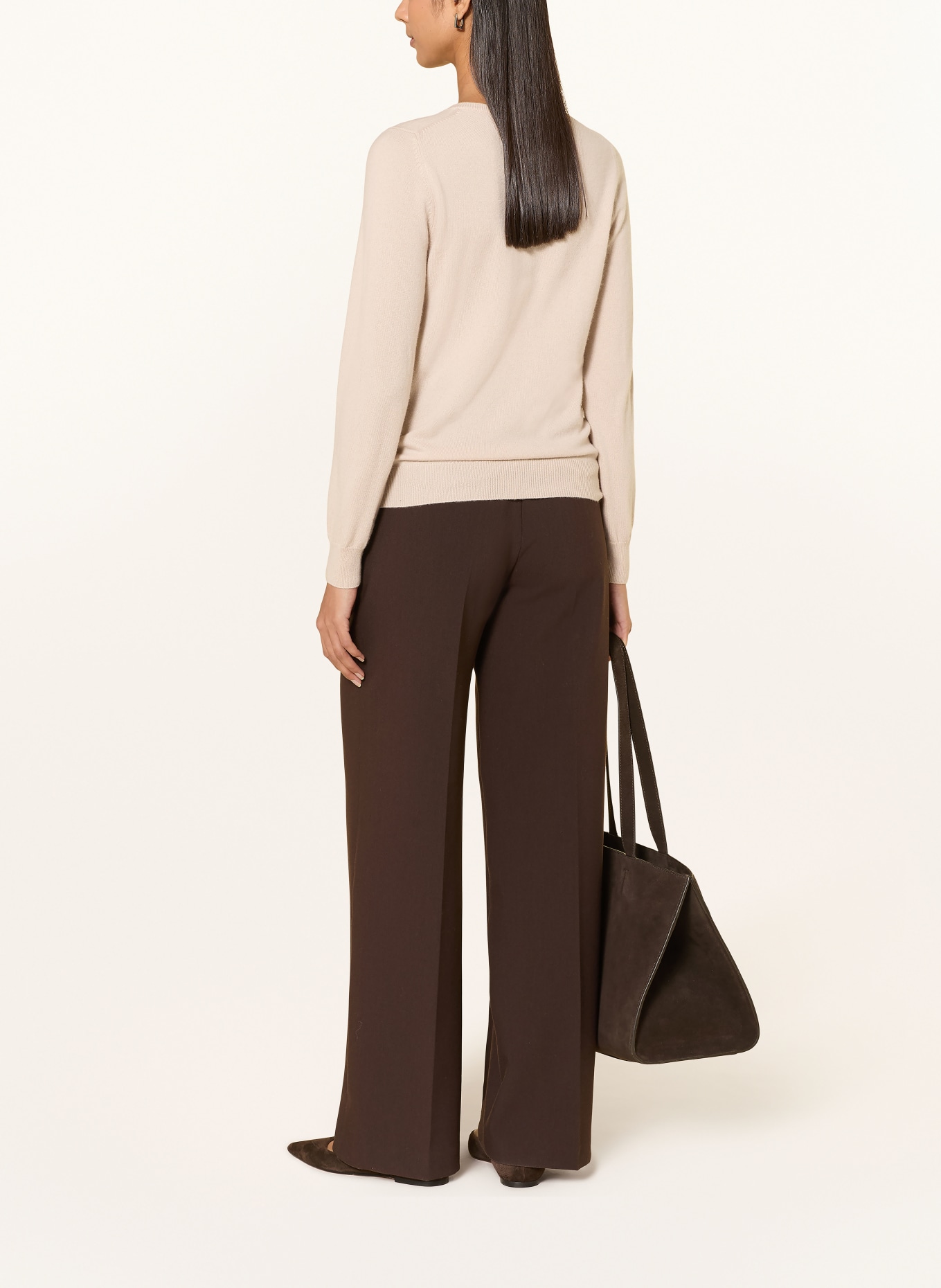 REPEAT Strickjacke aus Cashmere: BEIGE