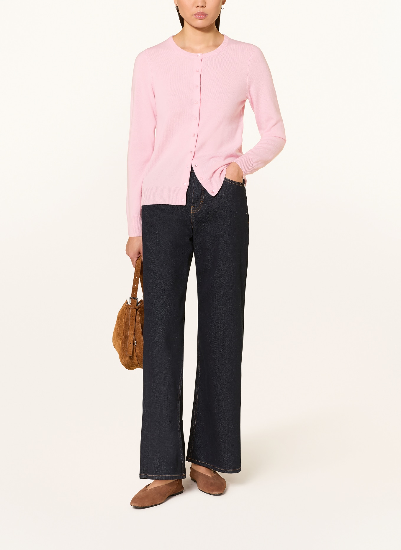 REPEAT Strickjacke aus Cashmere: ROSA