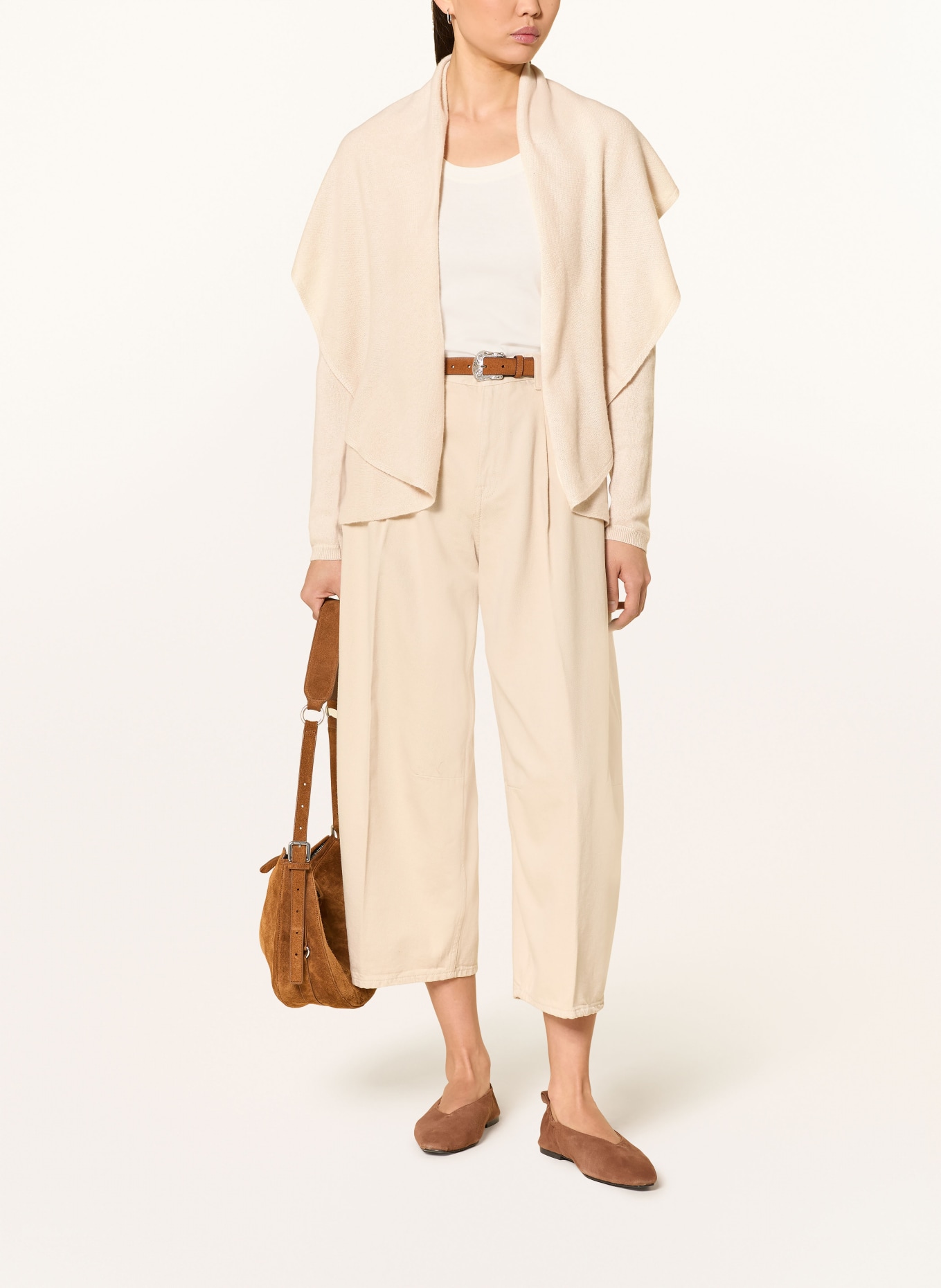 REPEAT Strickhülle aus Cashmere: BEIGE