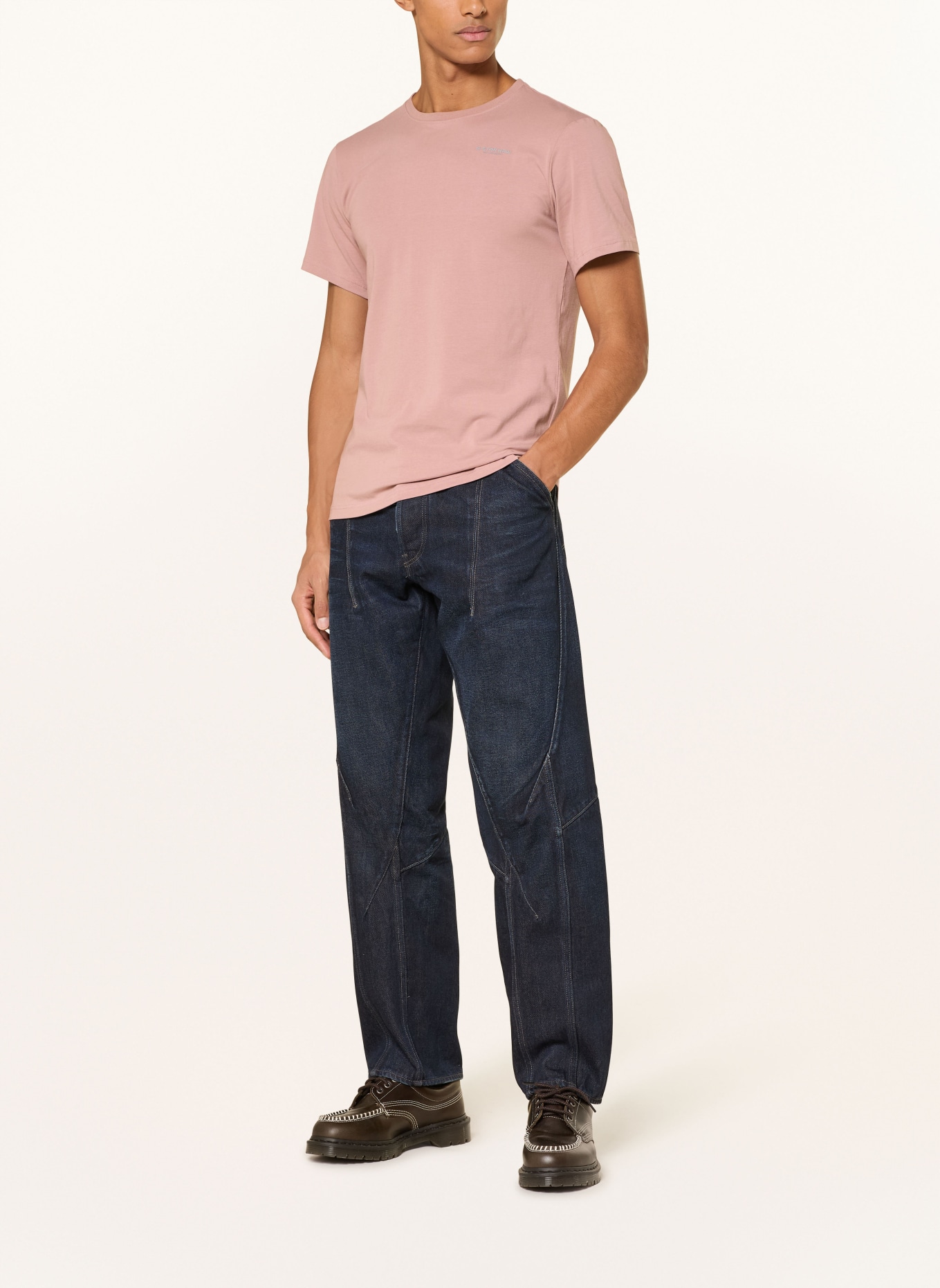 G-Star T-Shirt: ALTROSA / GRAU