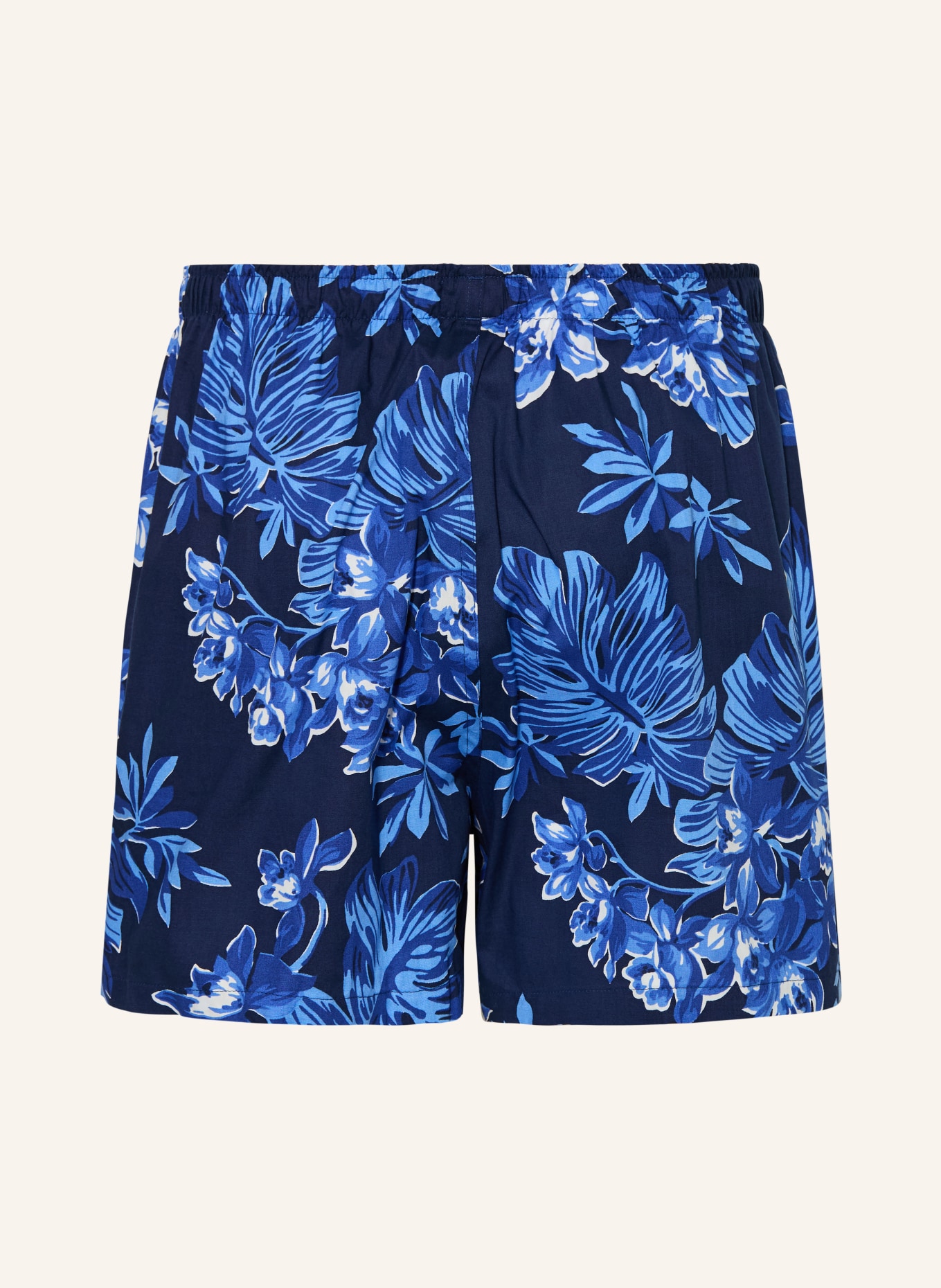 POLO RALPH LAUREN 3-pack woven boxer shorts: DARK BLUE / BLUE / WHITE