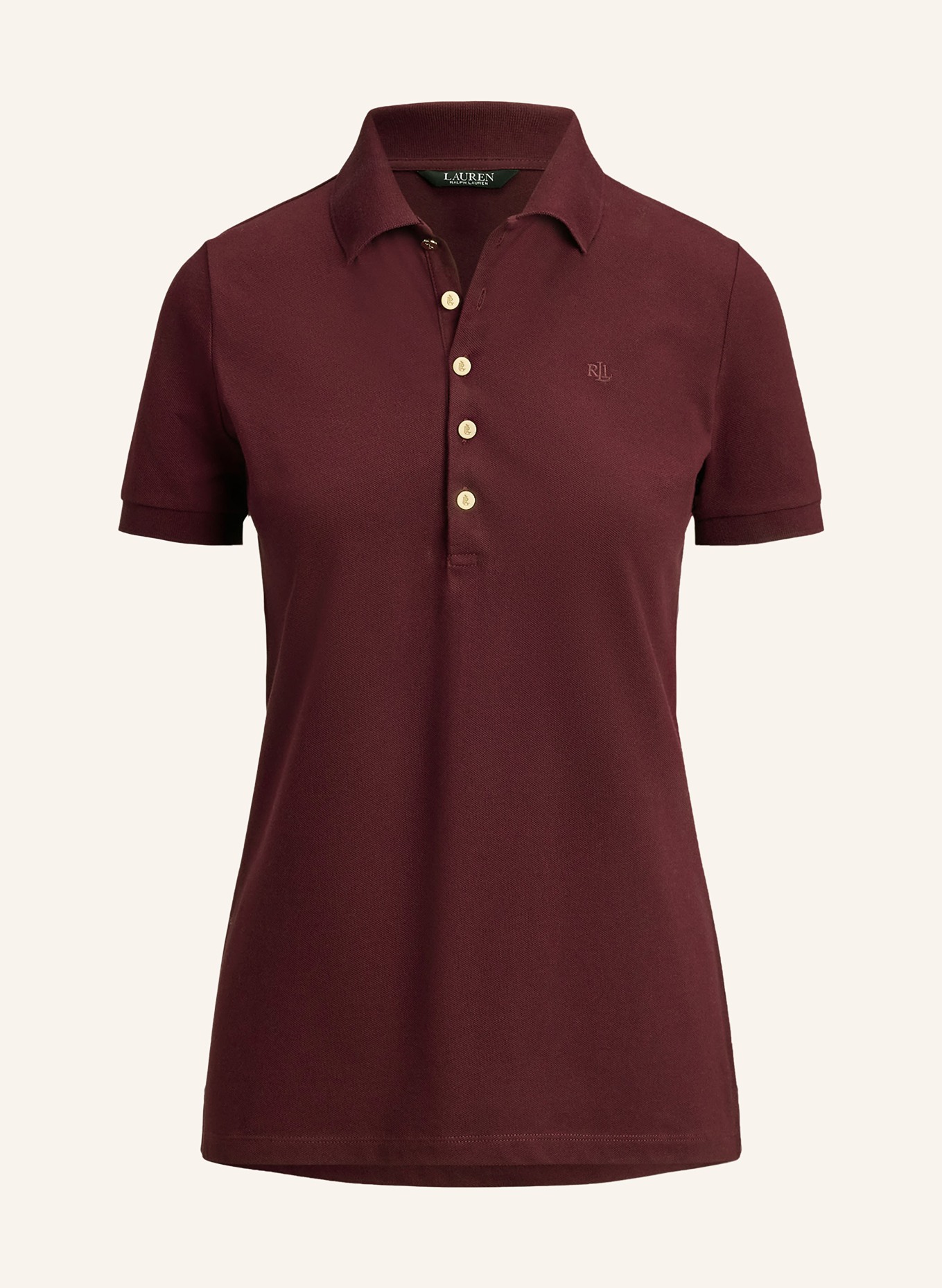 LAUREN RALPH LAUREN Piqué polo shirt ATHLEISURE: DARK PURPLE