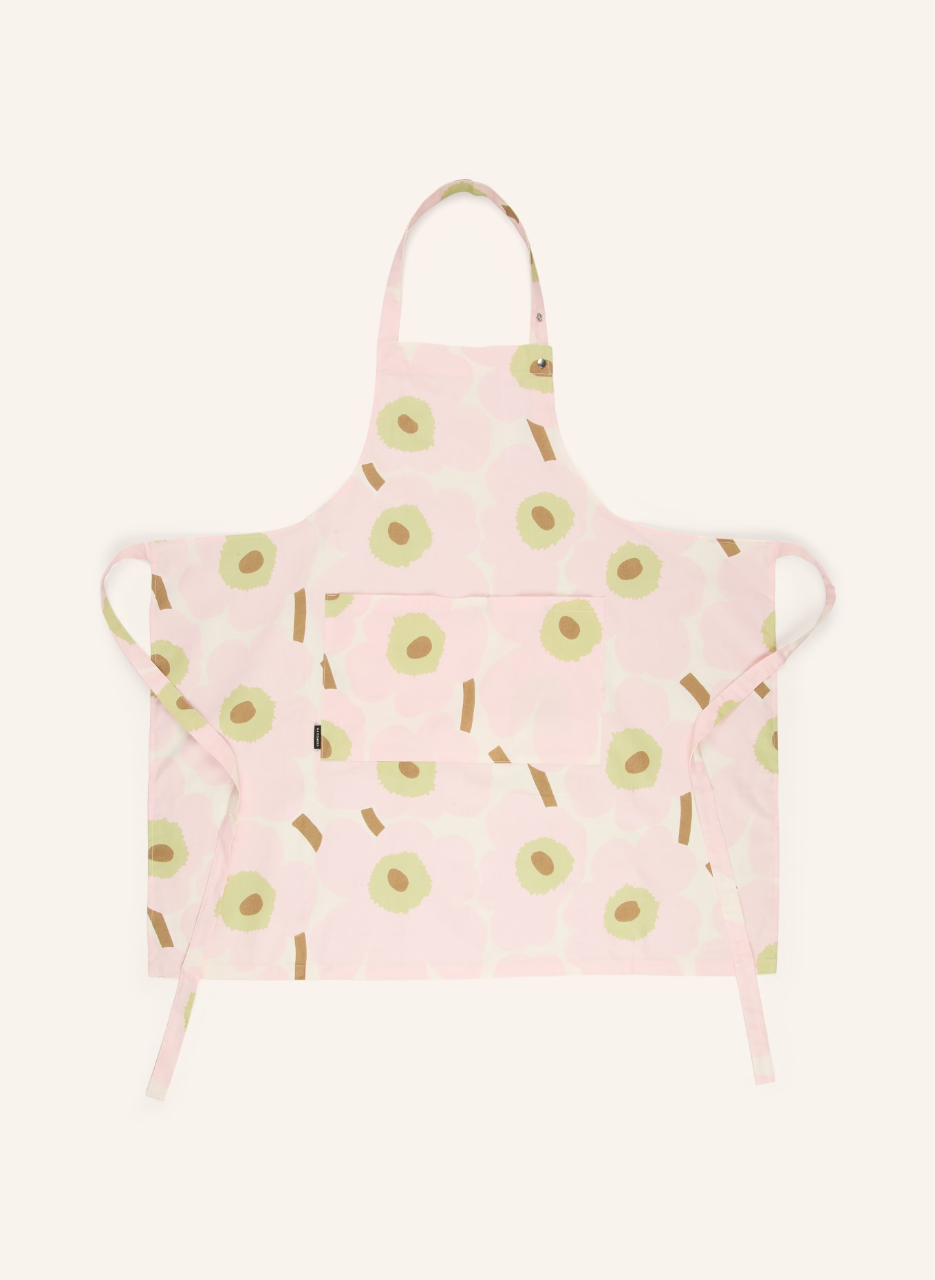 marimekko Apron PIENI UNIKKO: PINK / CREAM / LIGHT GREEN