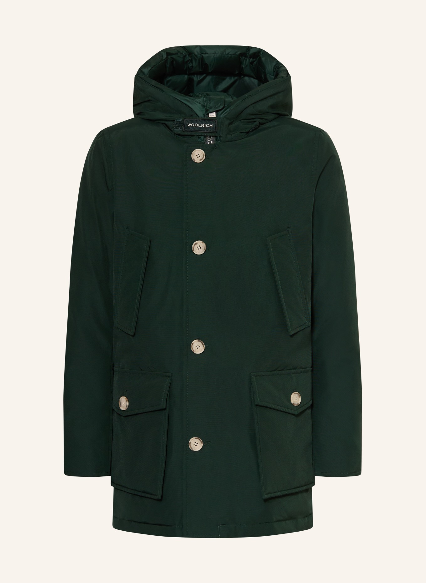 WOOLRICH Daunenparka ARCTIC: DUNKELGRÜN