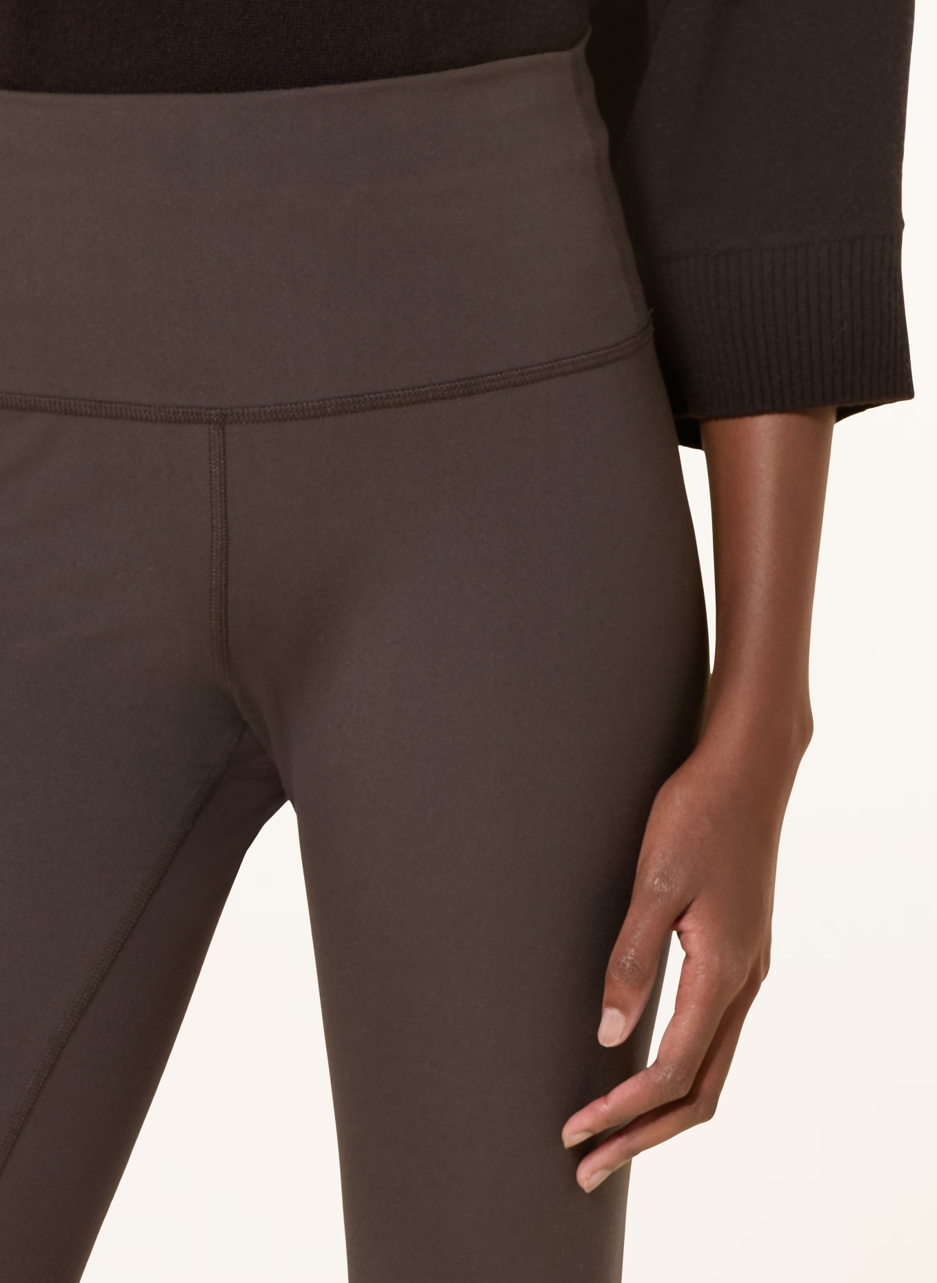 Juvia 7/8-Leggings: DUNKELBRAUN