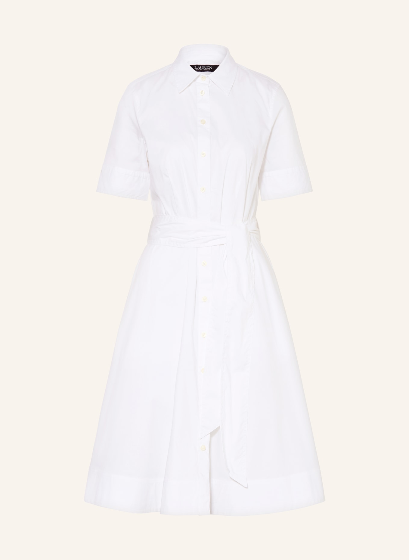 LAUREN RALPH LAUREN Sukienka koszulowa: BIAŁY