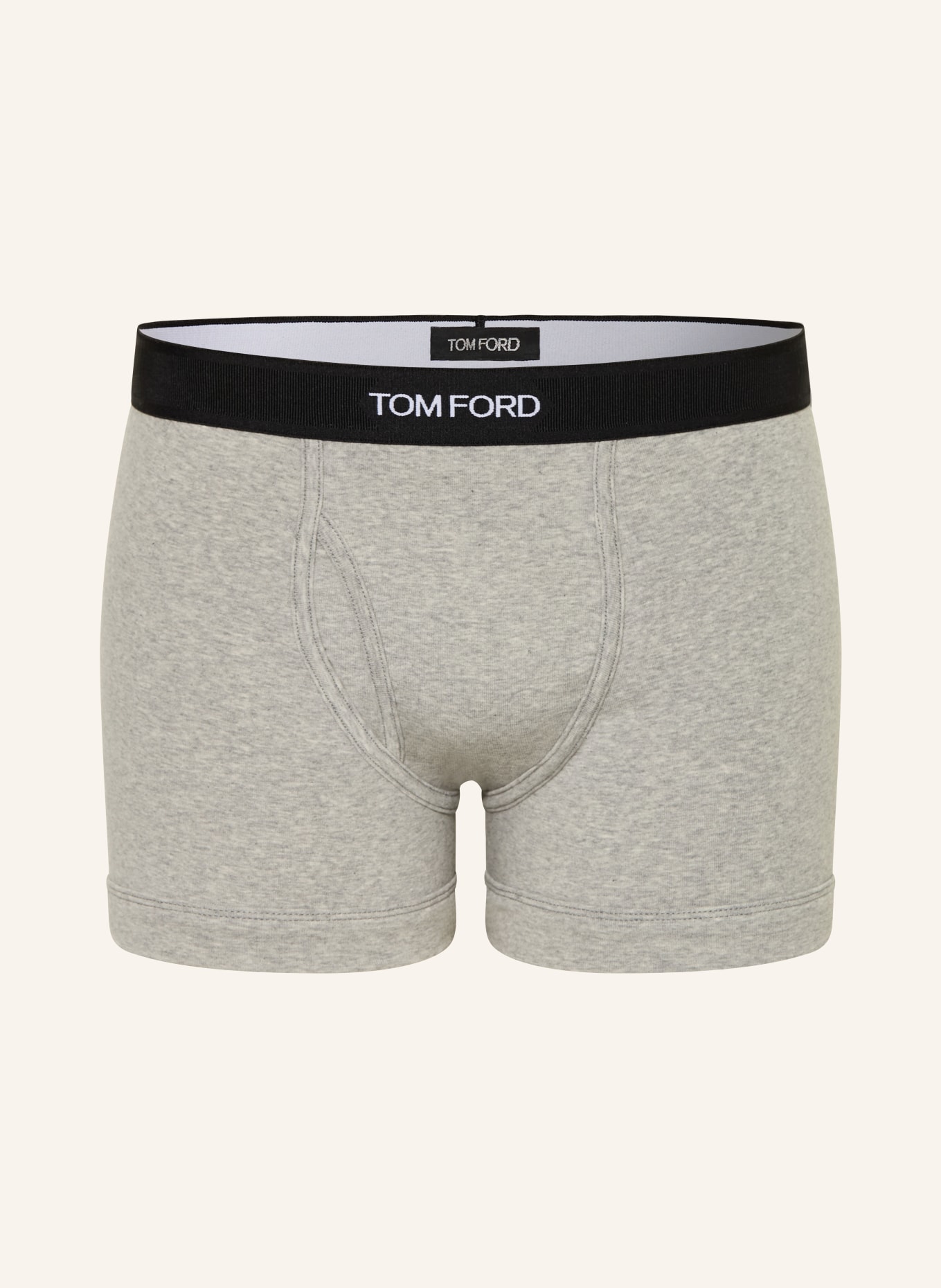 TOM FORD Boxershorts: HELLGRAU / SCHWARZ