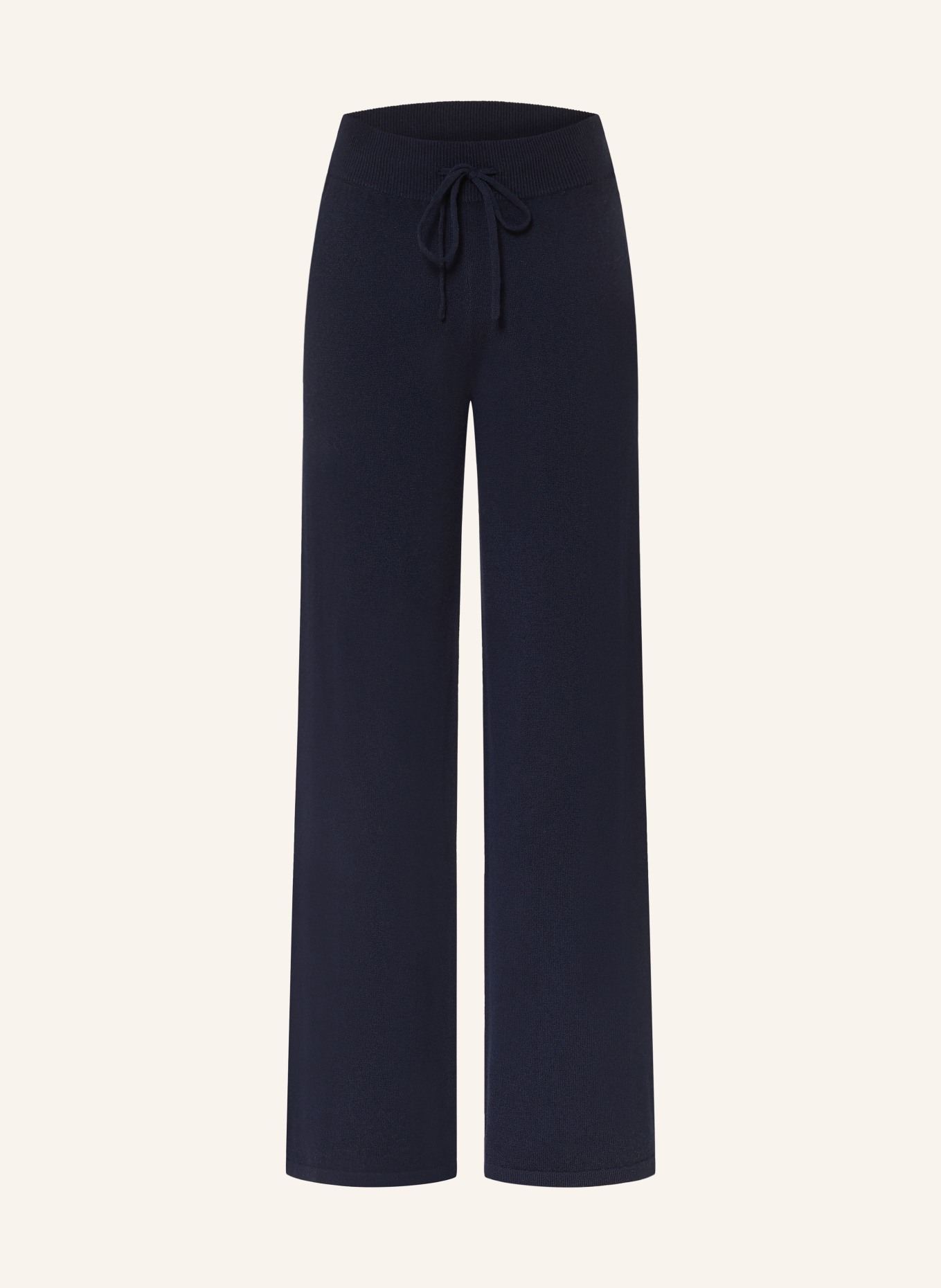 LISA YANG Strickhose SOFI im Jogging-Stil aus Cashmere: SCHWARZ