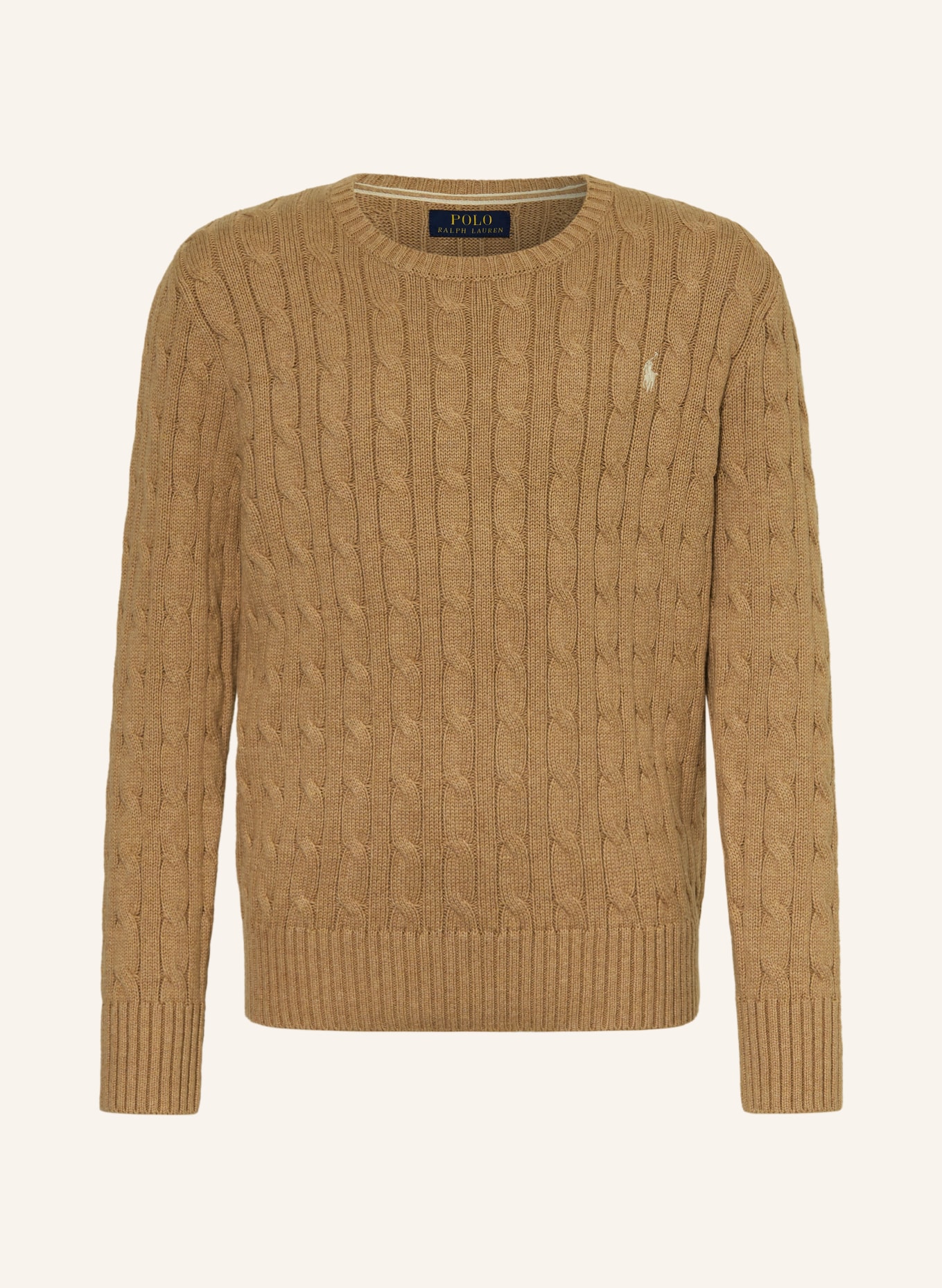 POLO RALPH LAUREN Sweater: CAMEL