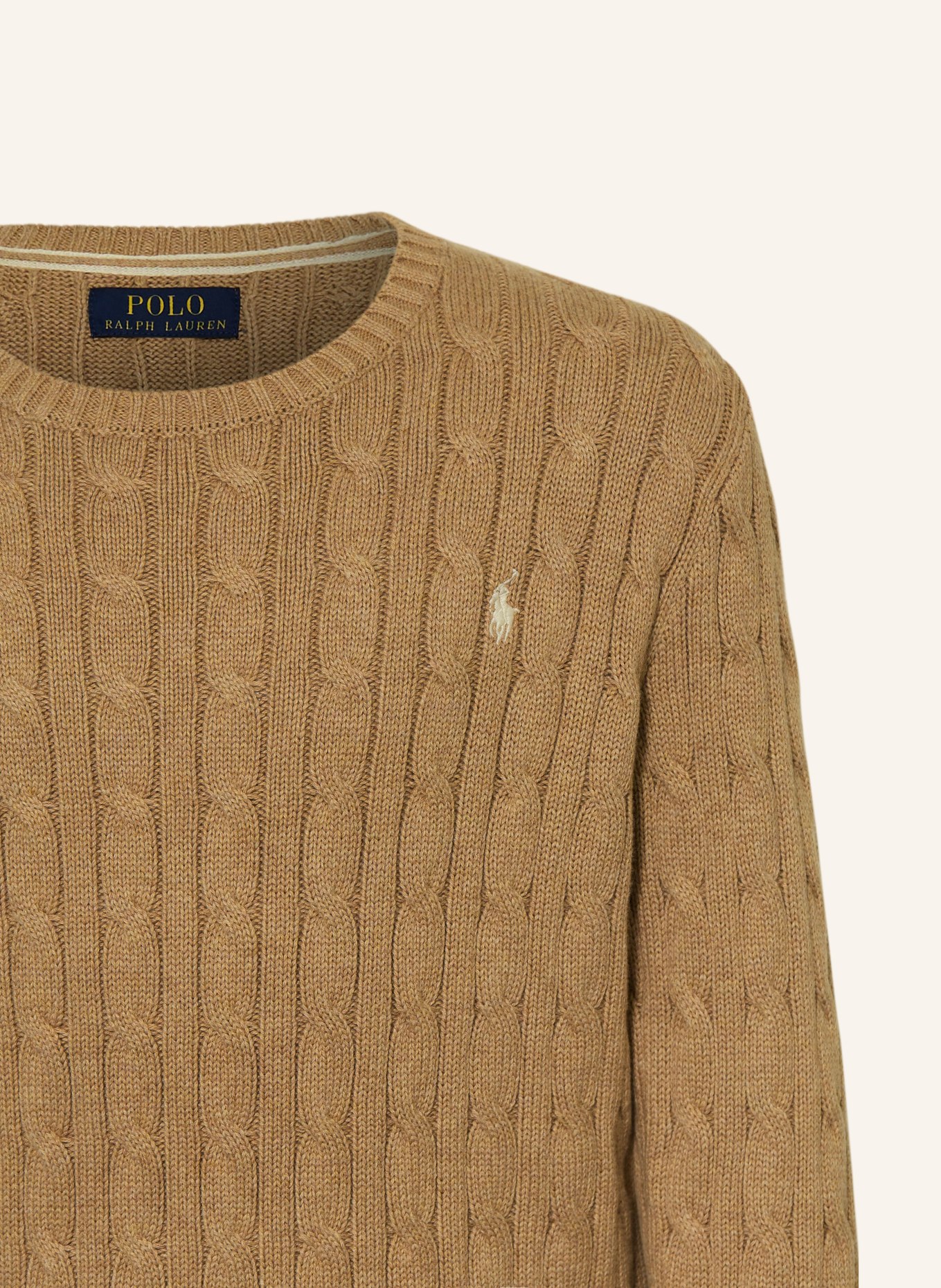 POLO RALPH LAUREN Sweater: CAMEL
