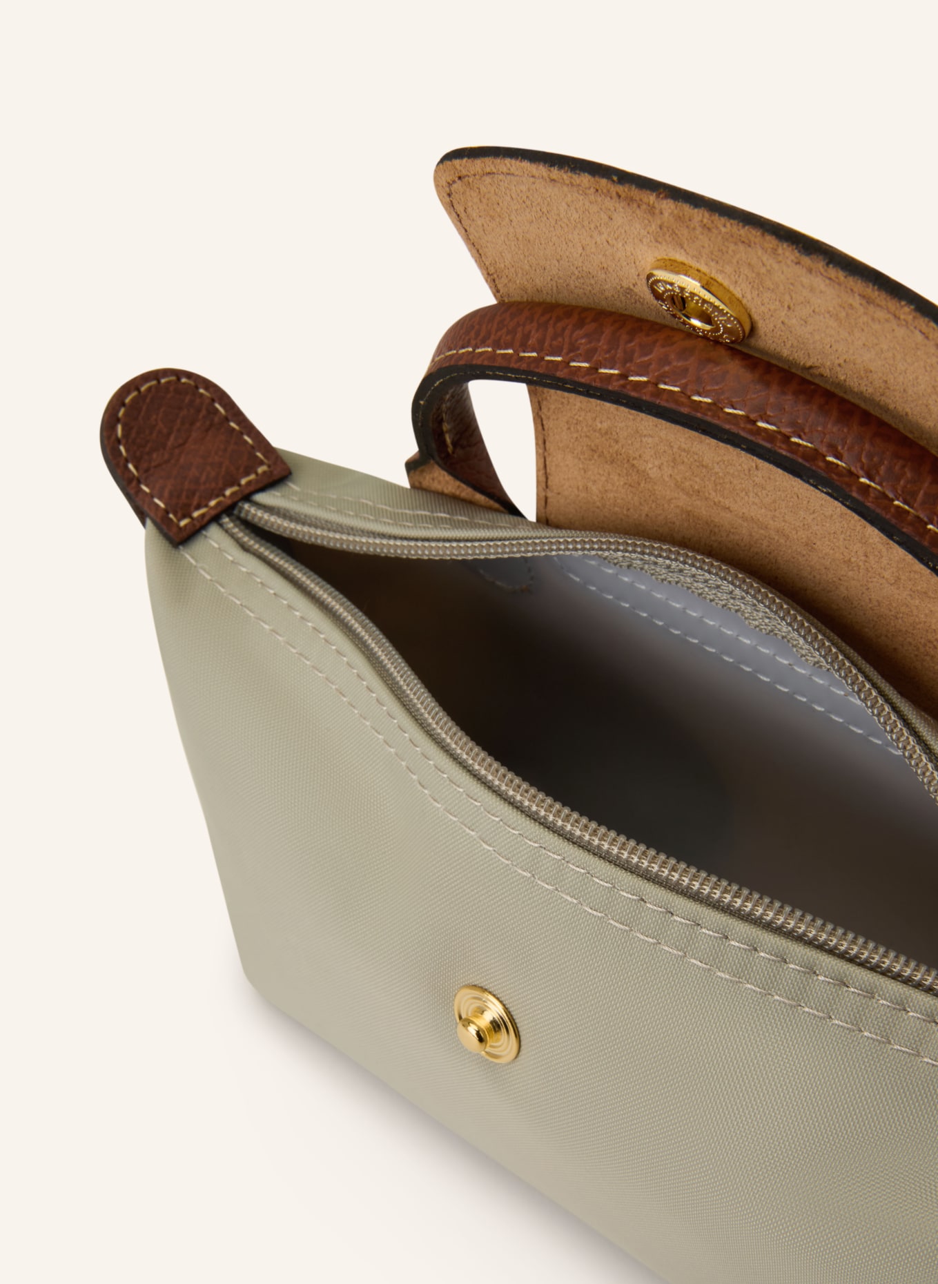 LONGCHAMP Pouch LE PLIAGE ORIGINAL: BEIGE / BRAUN