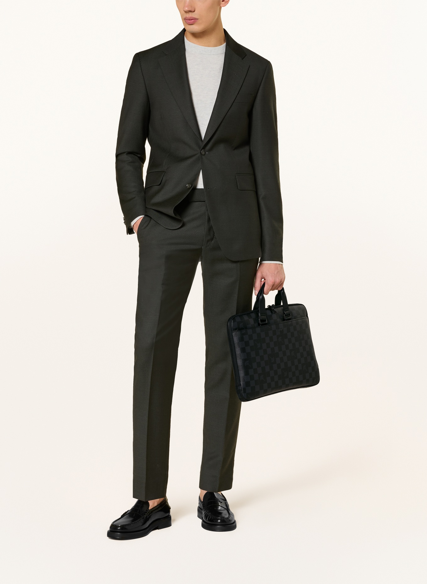 JOOP! Taška na laptop CORTINA PIAZZA JANUS: ČERNÁ / TMAVĚ ŠEDÁ